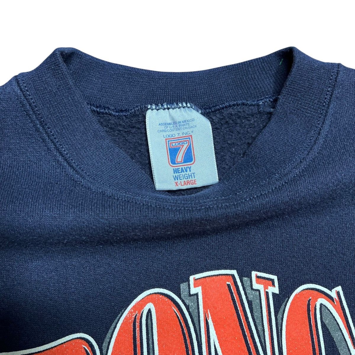 Logo 7 Vintage 1996 NFL Denver Broncos Spell Out Logo 7 Sweatshirt Size US XL / EU 56 / 4 - 2 Thumbnail