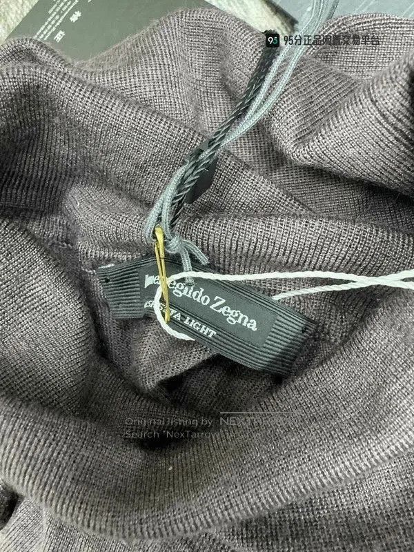 Ermenegildo Zegna Zegna Wild Cashmere High-Neck Sweater. Size US M / EU 48-50 / 2 - 5 Thumbnail