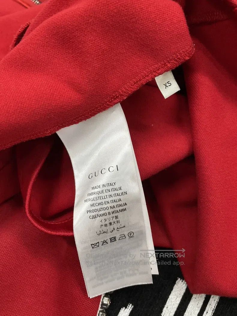 Gucci Gucci Red rhinestone hooded zipper jacket Size XS / US 0-2 / IT 36-38 - 5 Thumbnail