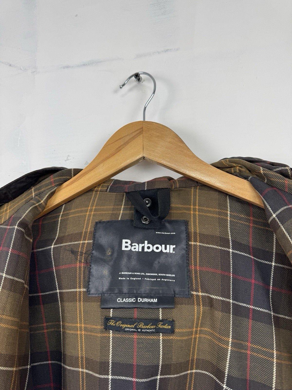 Barbour Barbour Vintage Classic Durham Wax Waxed Jacket Size C40 Size US L / EU 52-54 / 3 - 12 Thumbnail