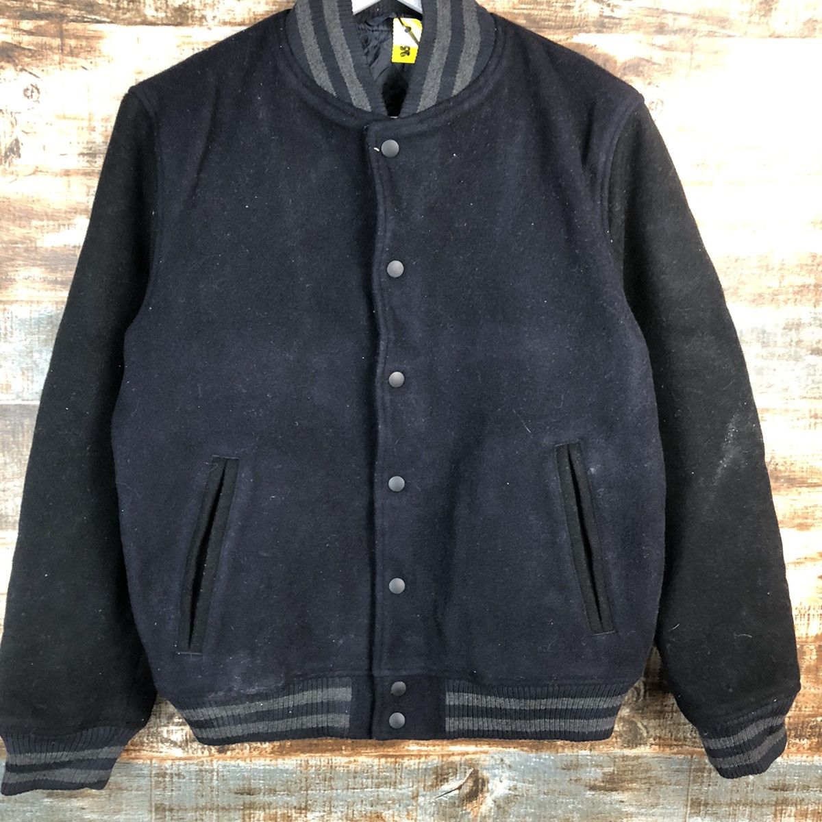 Japanese Brand Japan vintage Dark Blue Bombers varsity Jacket #A1758 Size US M / EU 48-50 / 2 - 3 Thumbnail