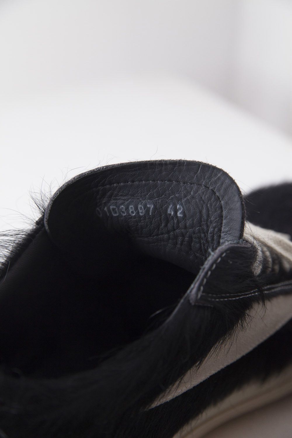 Rick Owens SS24 Pony hair vintage Vans low sneakers Size US 9 / EU 42 - 7 Thumbnail