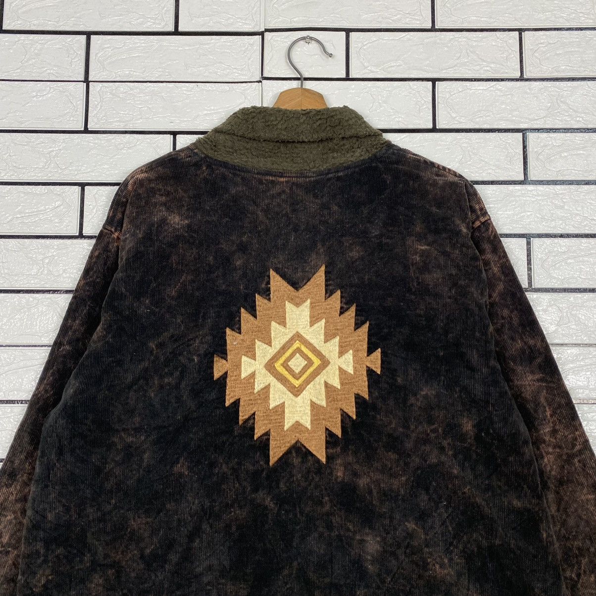 Japanese Brand 🔥VINTAGE BUTTON JACKET CHIMAYO NAVAJO DESIGN BACKHIT Size US M / EU 48-50 / 2 - 2 Thumbnail