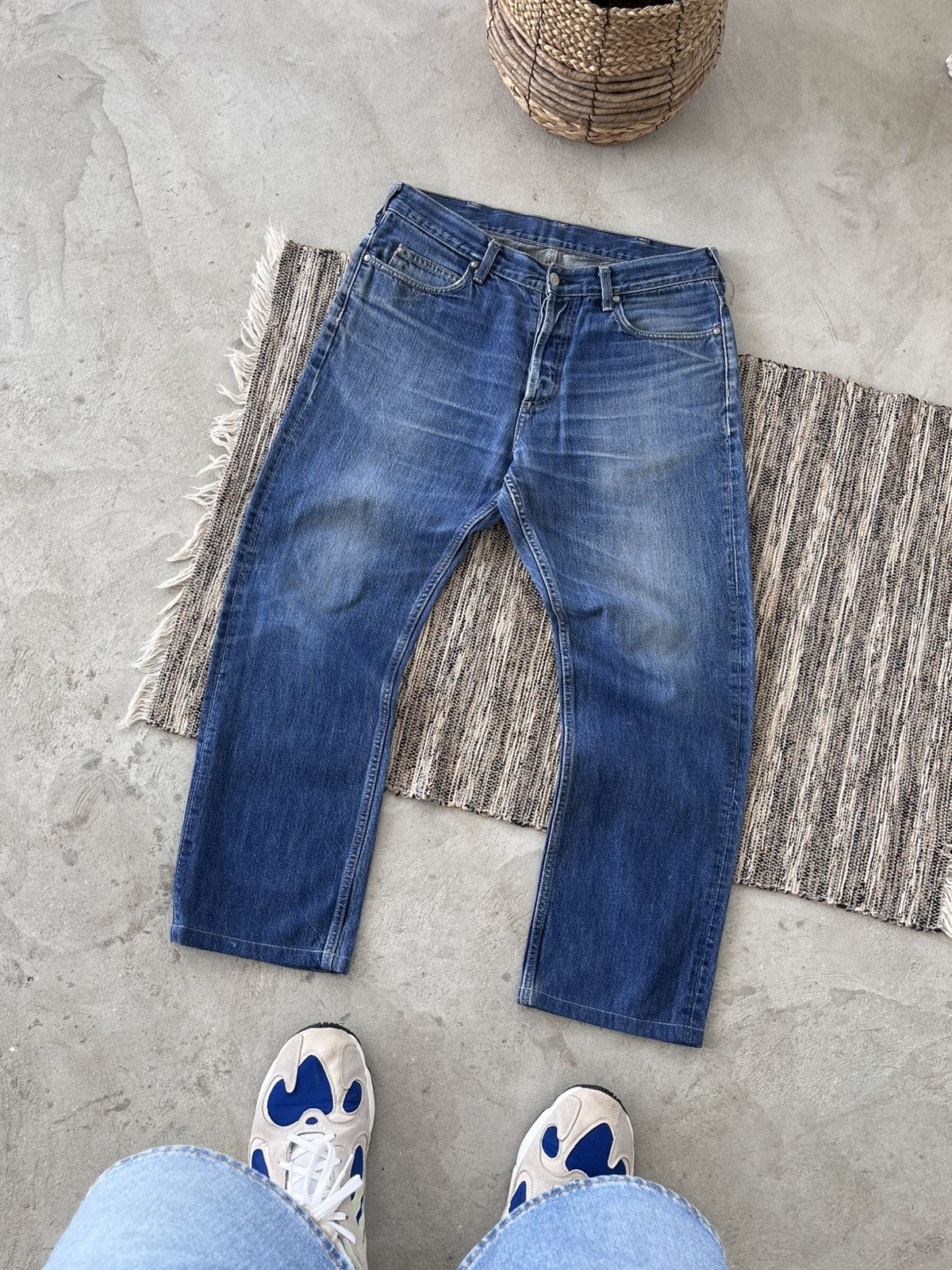 Carhartt Vintage Carhartt Denim Jeans Straight cut Sk8 Y2K Blue Pants Size US 32 / EU 48 - 2 Thumbnail