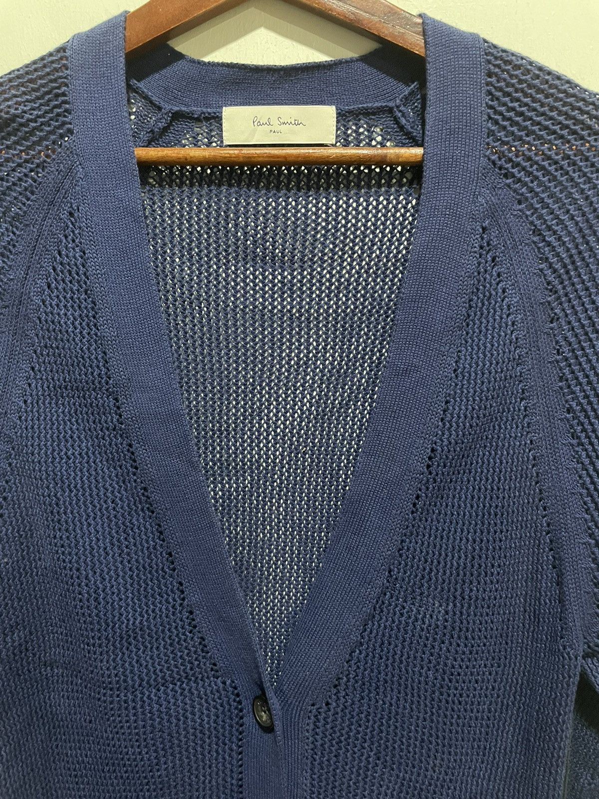 Paul Smith Paul Smith Mesh Cardigan Size US M / EU 48-50 / 2 - 3 Thumbnail