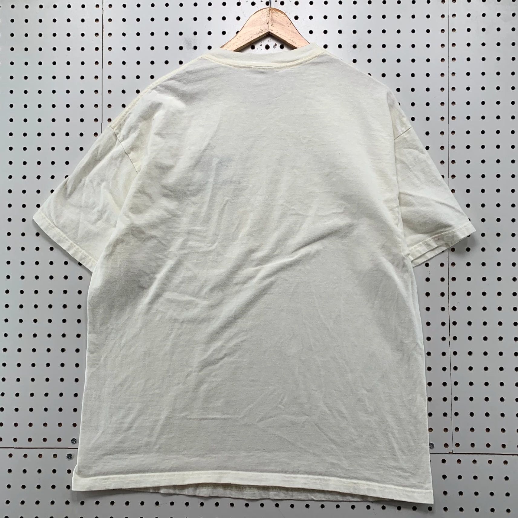 Hanes VINTAGE Chevy Corvette T Shirt Mens XL White Embroidered Short Sleeve Size US XL / EU 56 / 4 - 2 Thumbnail