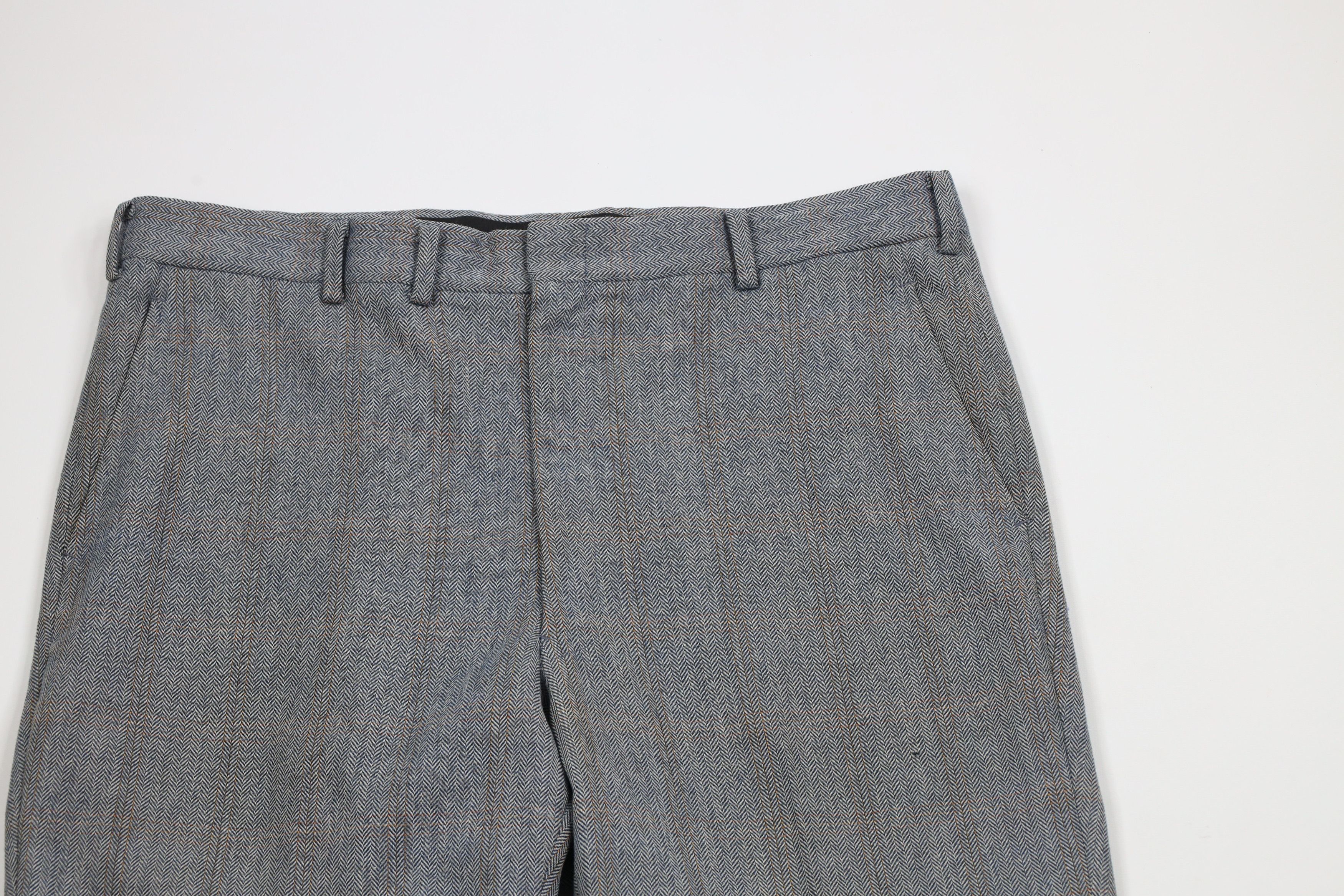 Vintage Vintage 60s 70s Streetwear Herringbone Wide Leg Pants USA Size US 36 / EU 52 - 2 Thumbnail