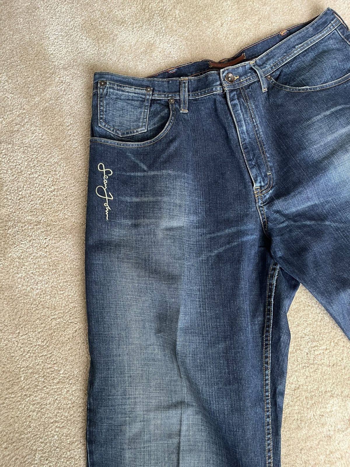 Sean John × Vintage Vintage Y2K Sean John denim jeans Size US 38 / EU 54 - 2 Thumbnail