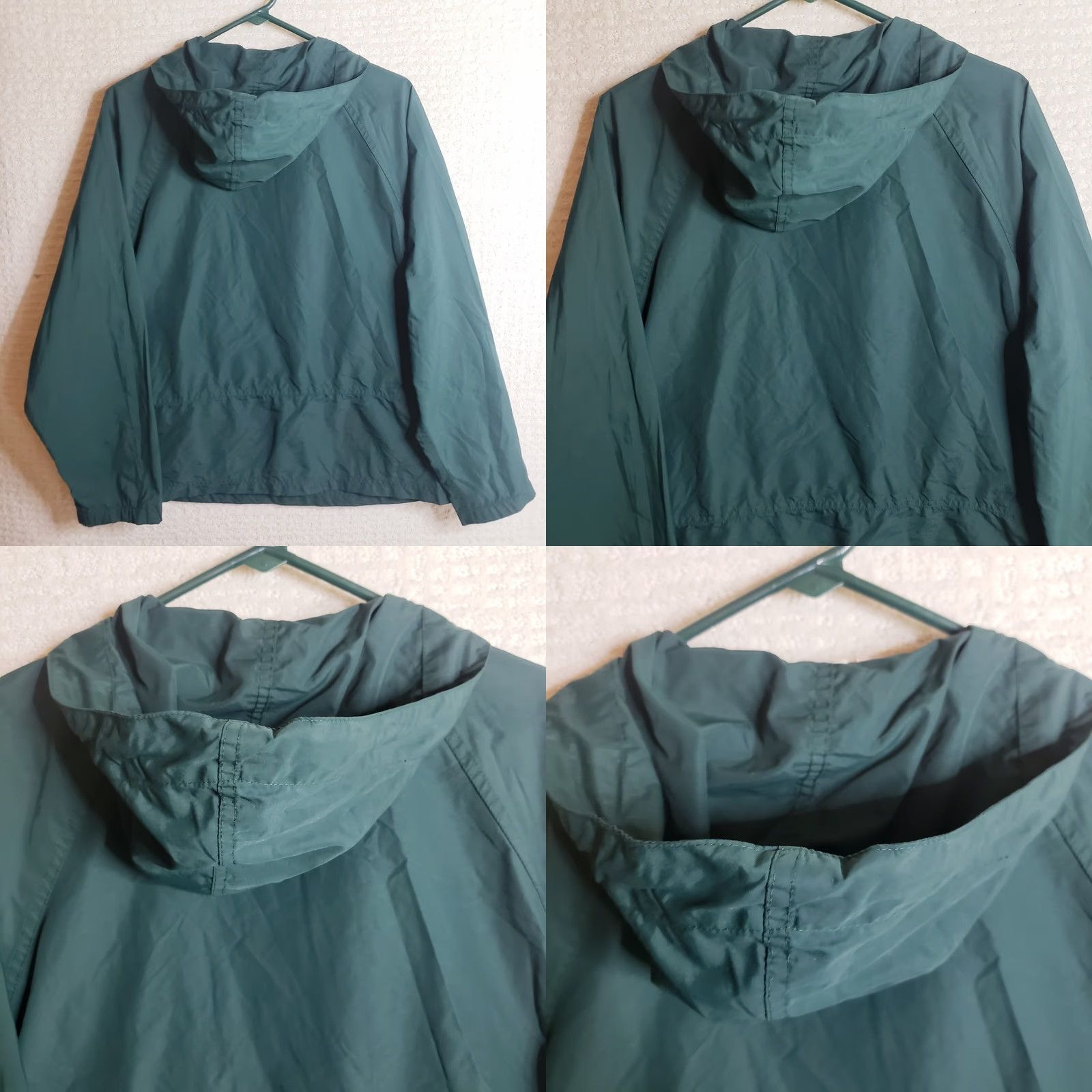 Vintage L.L. Bean Anorak Windbreaker Jacket Women's L Green Lightweight Packable Rain Coat Size L / US 10 / IT 46 - 9 Thumbnail