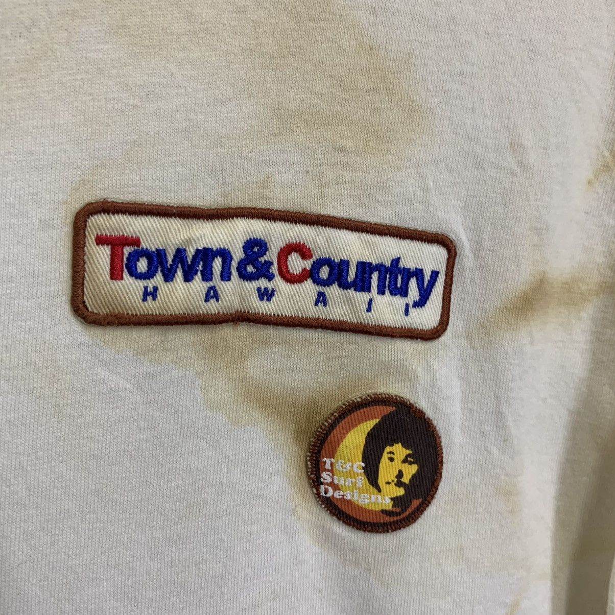 Sun Surf Vintage 90s Town N Country Hawaii Tie Die Shortsleeve Tee Size US M / EU 48-50 / 2 - 7 Thumbnail