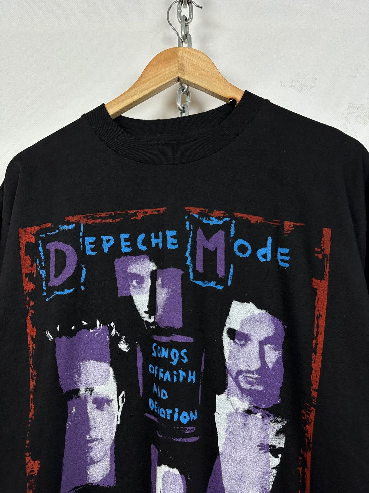 Band Tees 1993 Vintage Depeche Mode Songs of Faith and Devotion Tour Size US XL / EU 56 / 4 - 6 Thumbnail