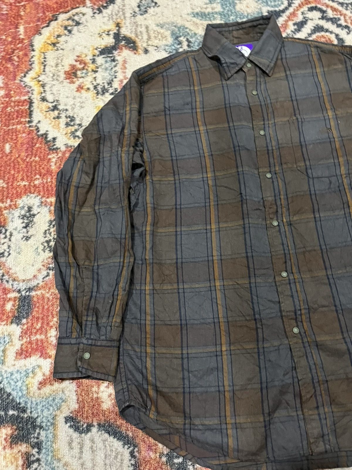 Nanamica Plaid flannel shirt fw20 Size US S / EU 44-46 / 1 - 9 Thumbnail