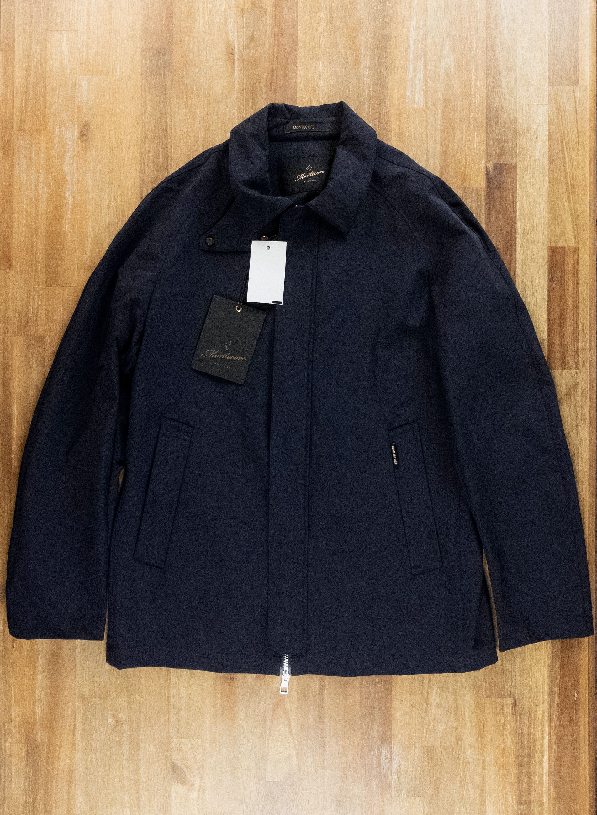 Montecore MONTECORE Italy dark blue nylon coat jacket XL Size US XL / EU 56 / 4 - 5 Thumbnail