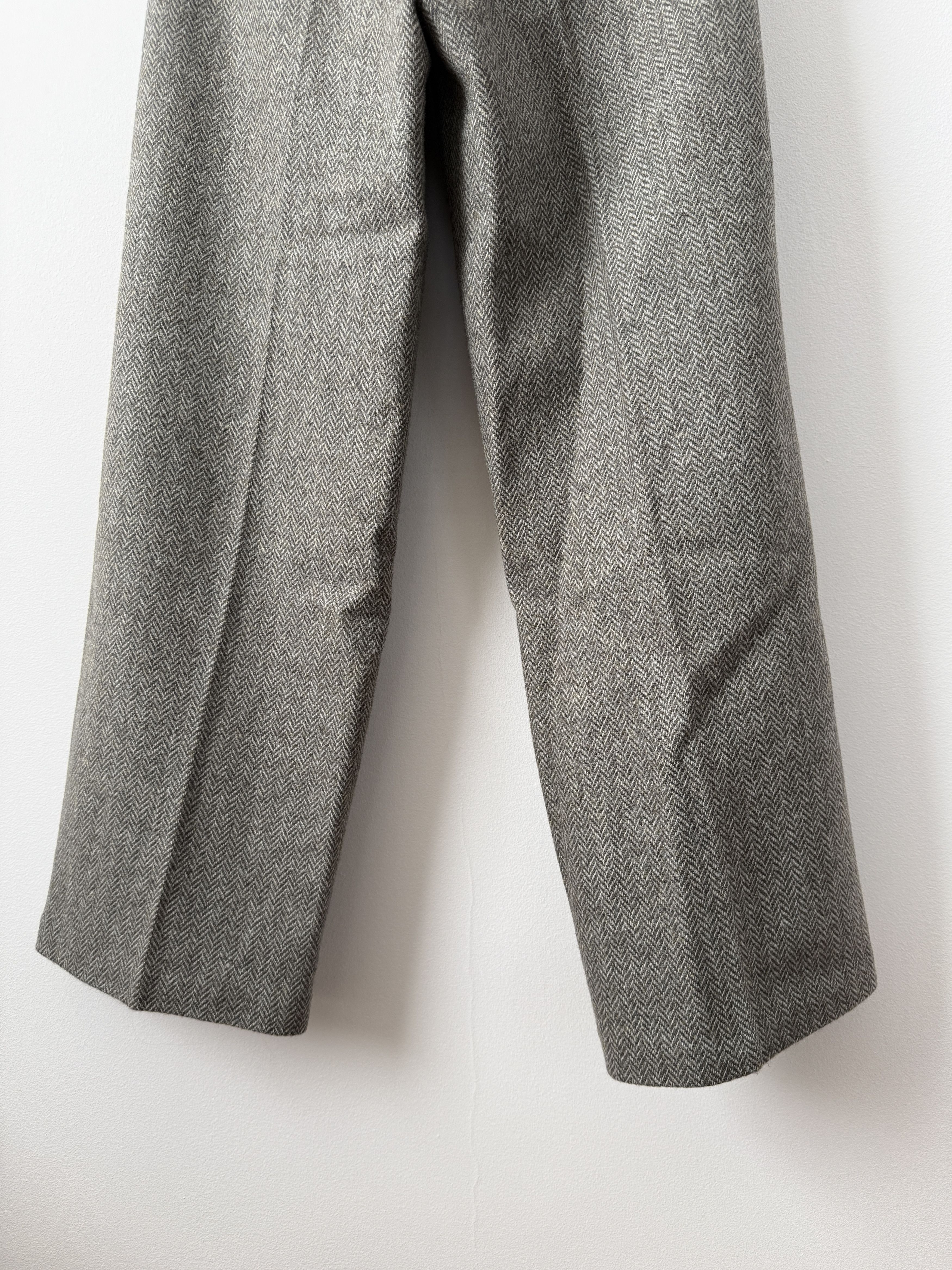 Ojardorf O. Files Herringbone Wool Trousers Size US 32 / EU 48 - 10 Thumbnail