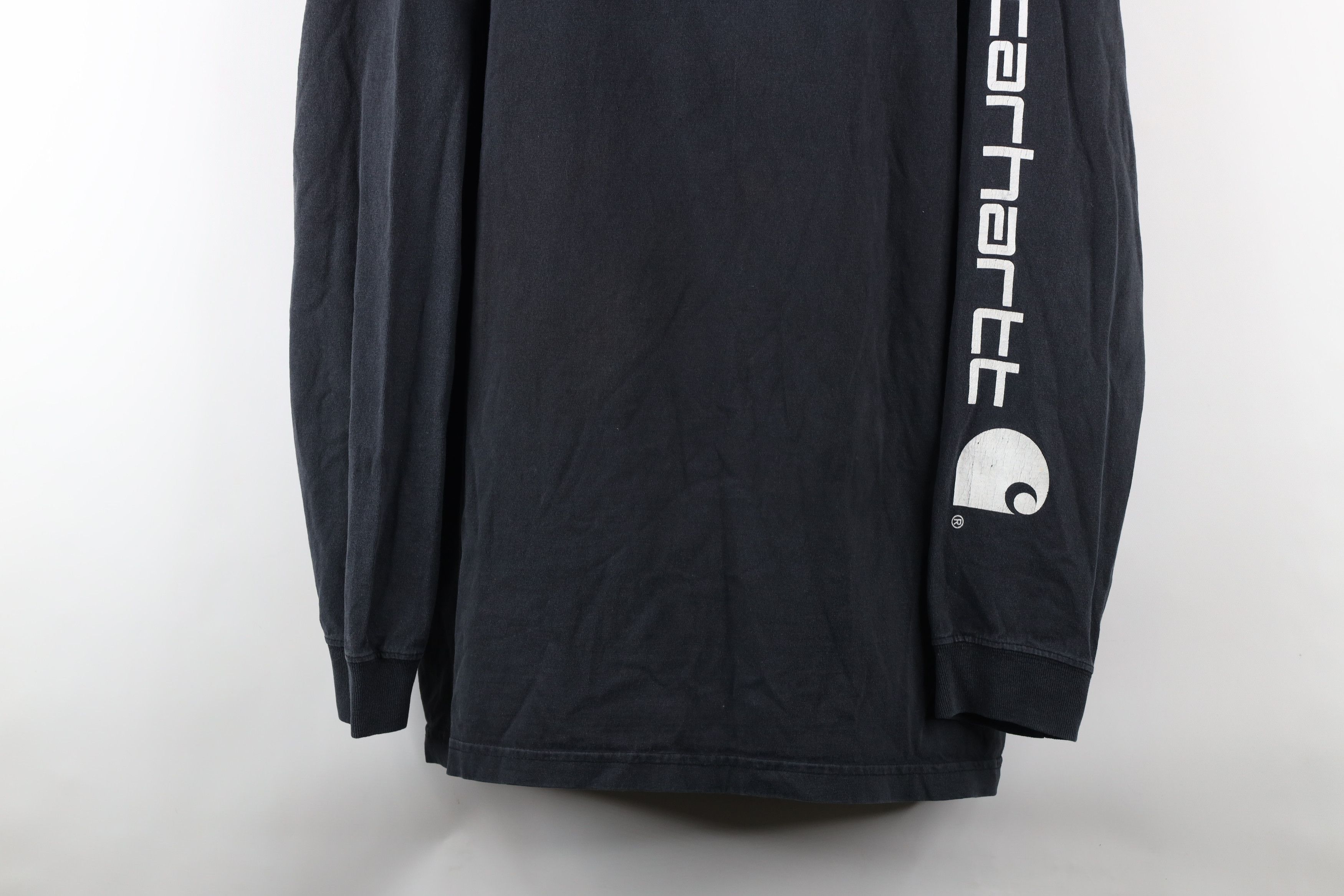 Carhartt Vintage Carhartt Spell Out Heavyweight Long Sleeve T-Shirt Size US XL / EU 56 / 4 - 3 Thumbnail