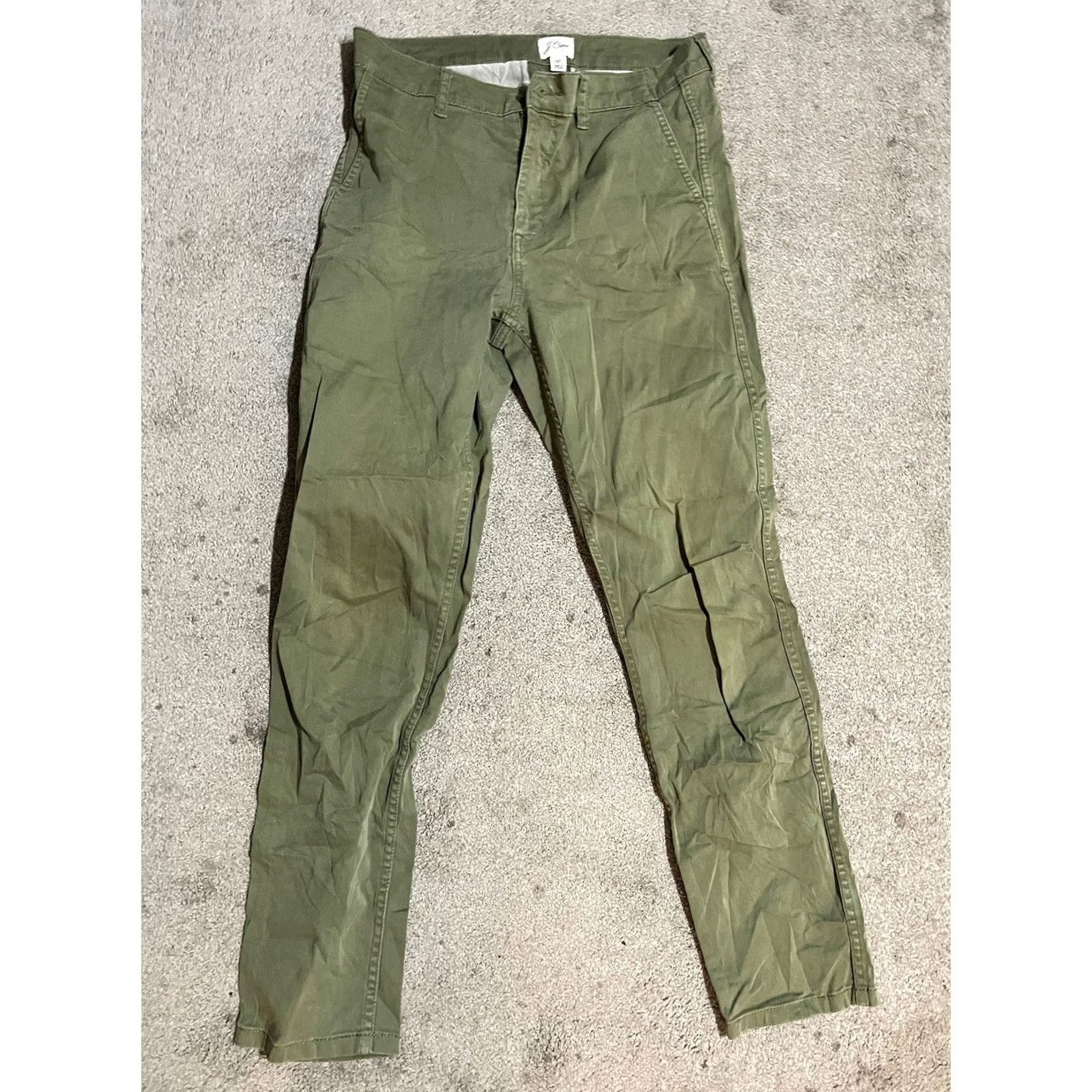 J.Crew J Crew Pants Women’s Size 28T Green Straight Leg Chino Casual Preppy Vintage Size 28" / US 6 / IT 42 - 2 Thumbnail