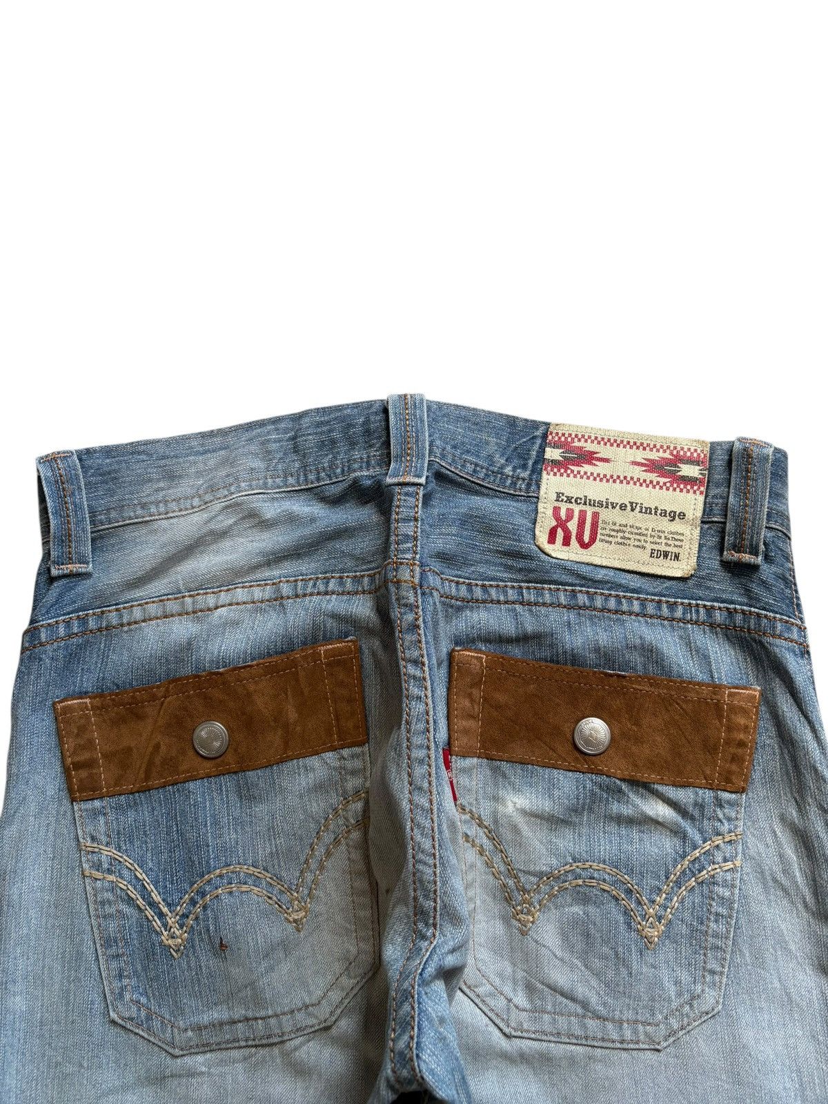 Edwin Exclusive Vintage Edwin Fatigue Baggy Bush Denim Pants Size US 34 / EU 50 - 8 Thumbnail