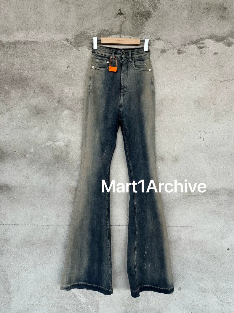 Rick Owens Rick Owens size 25 23SS Drkshdw Gradient Blue Wash Pants 2 Size US 30 / EU 46 - 1 Thumbnail