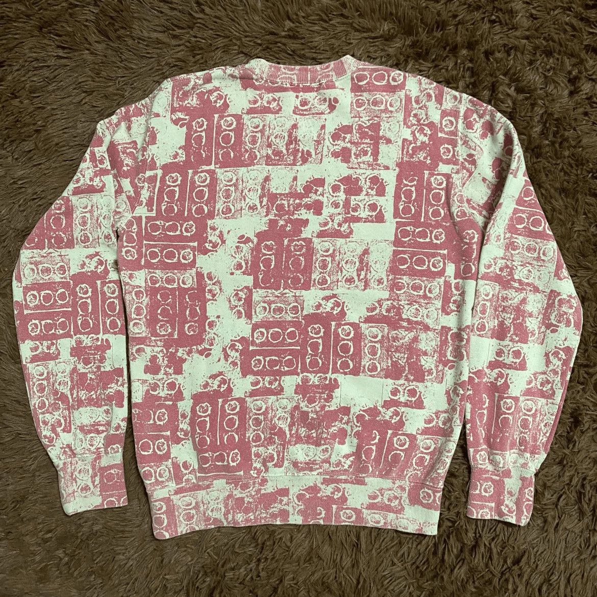 Comme des Garcons Homme Plus Comme Des Garcons Homme Plus 08SS Pink Eyes Sweatshirt-2508 Size US S / EU 44-46 / 1 - 2 Thumbnail