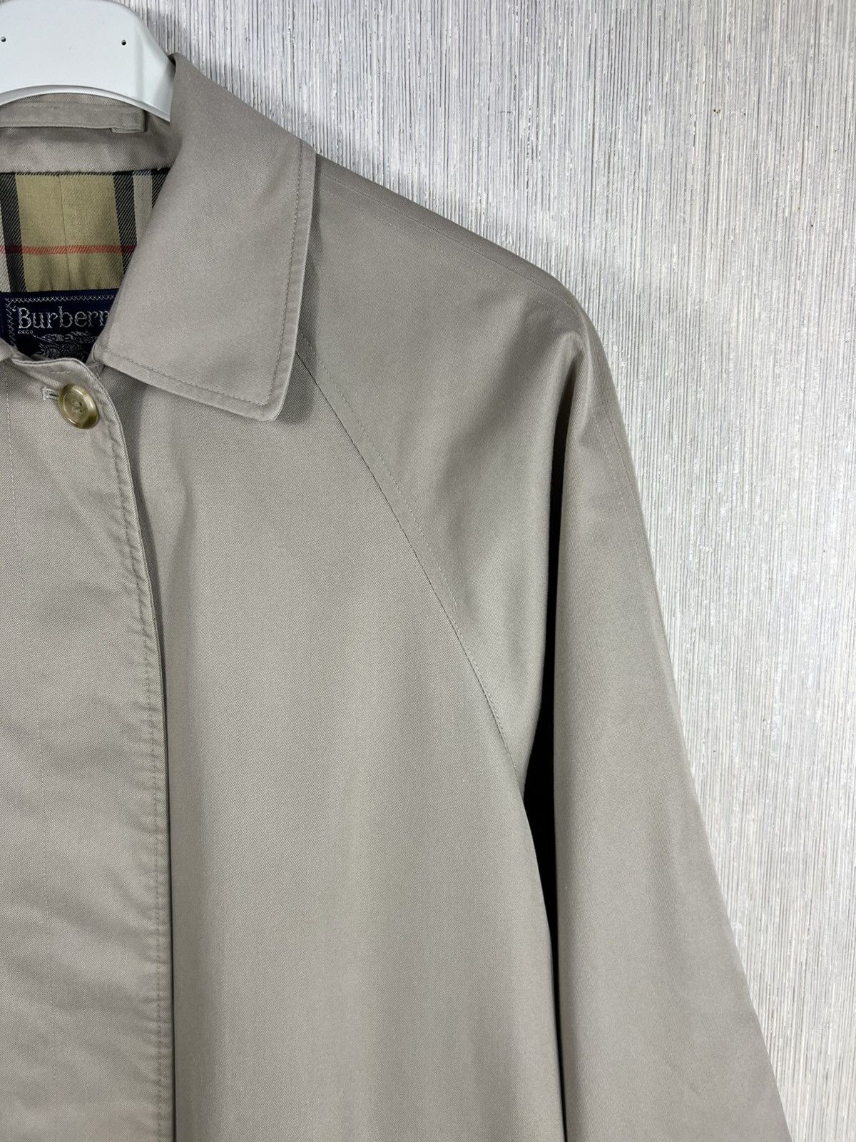 Burberry Vintage Burberrys London long trench coat parka nova checked Size US L / EU 52-54 / 3 - 5 Thumbnail