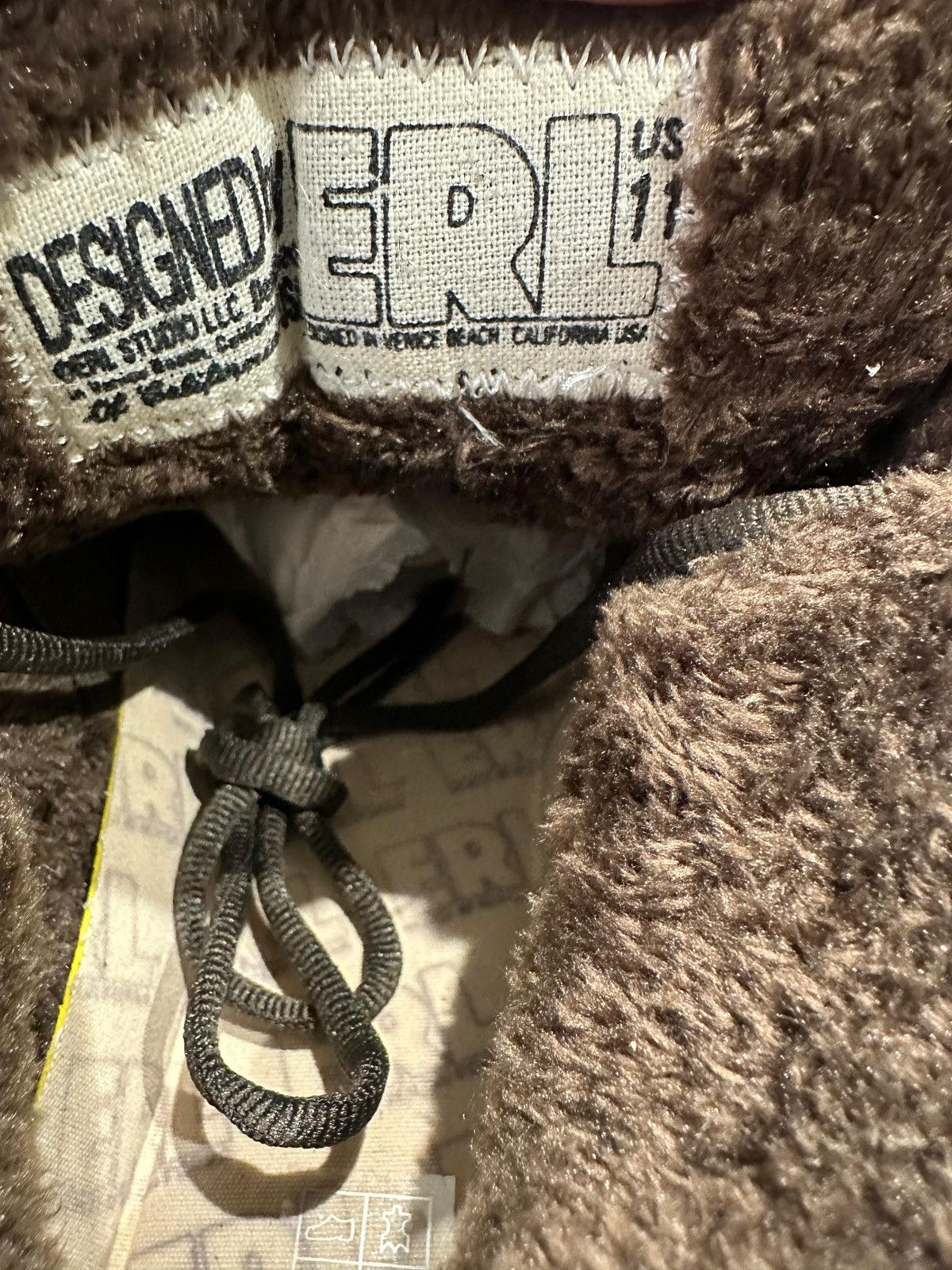 ERL ERL - Vamps Skate Sneaker Dark Brown Size US 11 / EU 44 - 6 Thumbnail