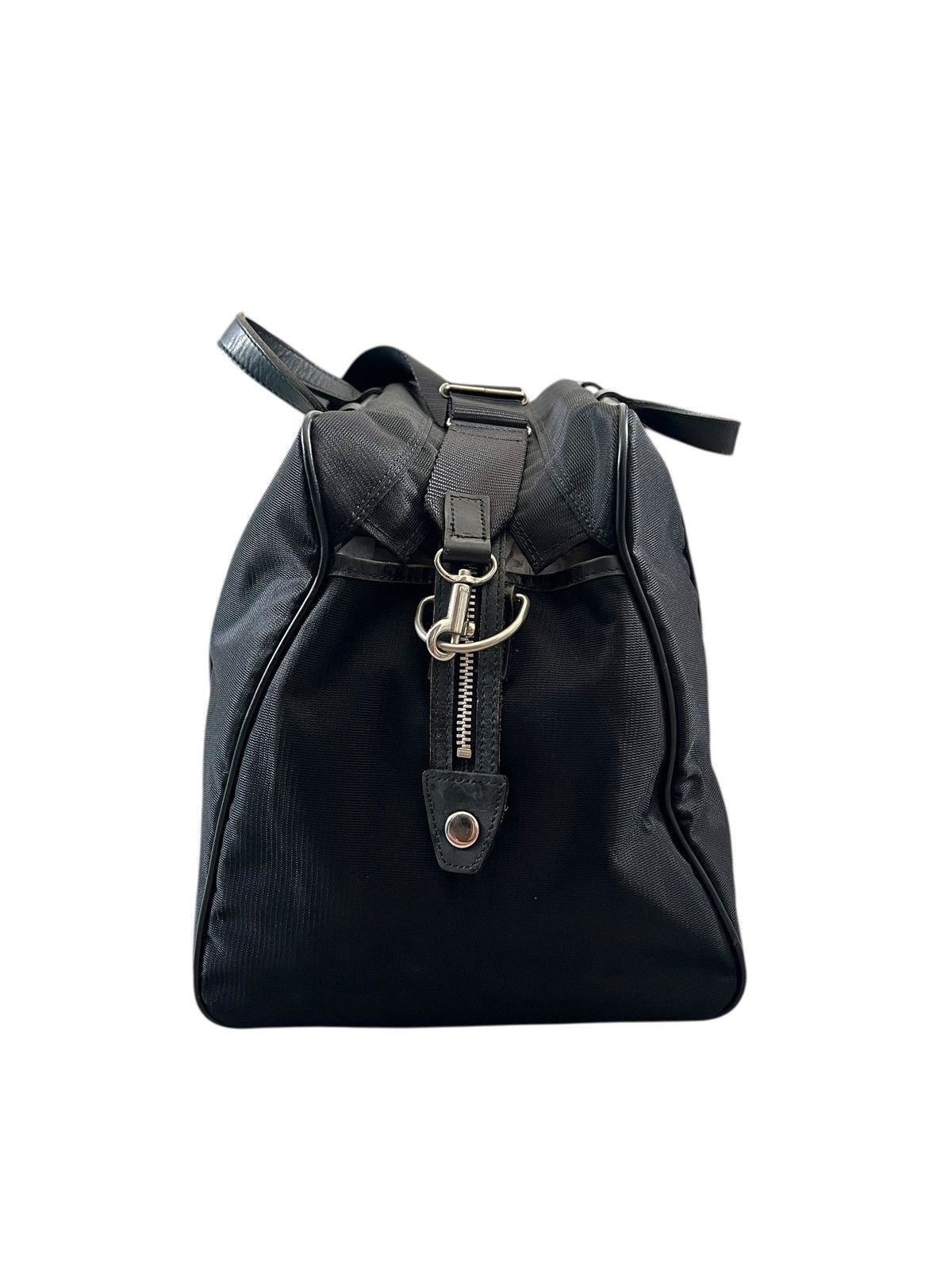 Yohji Yamamoto Vintage Yohji Yamamoto Y’SACCS Boston Bag Leather Trim Size ONE SIZE - 4 Thumbnail