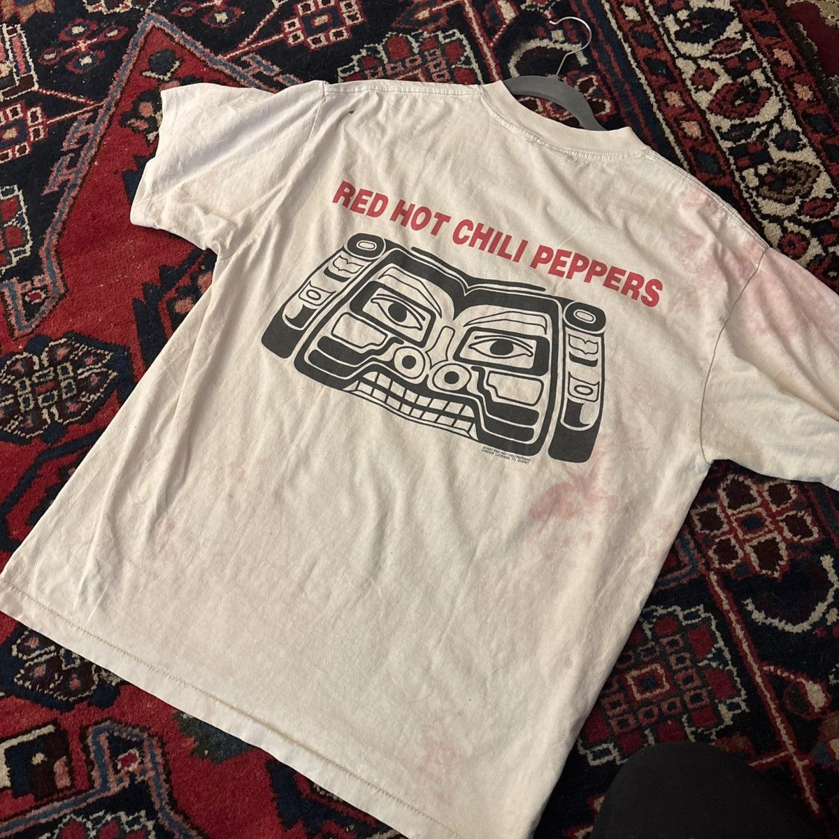 Giant Red hot chili peppers shirt 1991 aztec tribal XL giant rhcp Size US XL / EU 56 / 4 - 2 Thumbnail