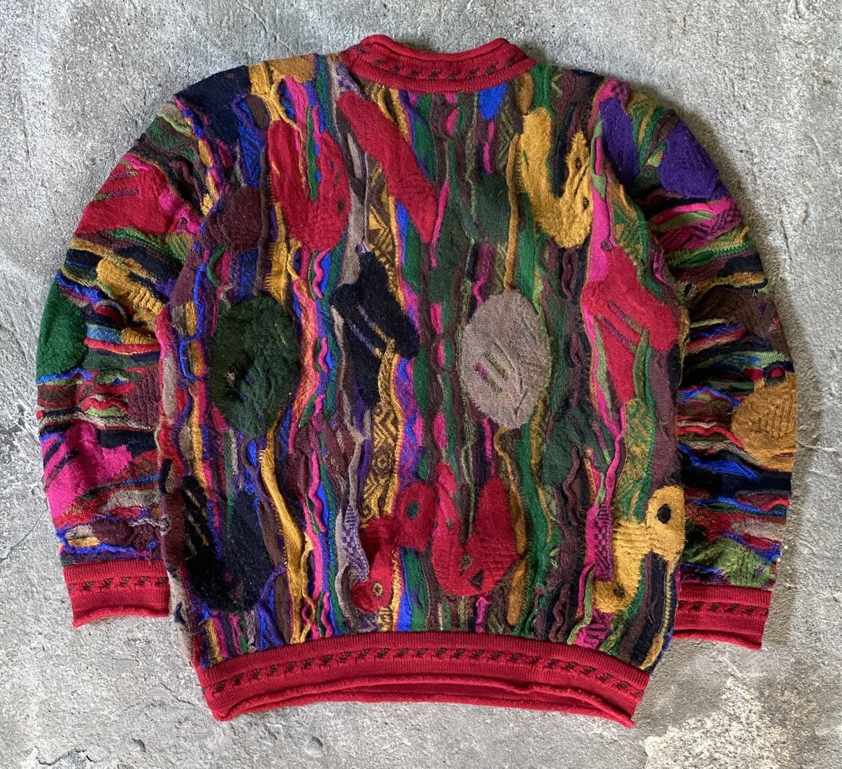 Coogi Coogi - 3D Wool Sweater Size US S / EU 44-46 / 1 - 7 Thumbnail