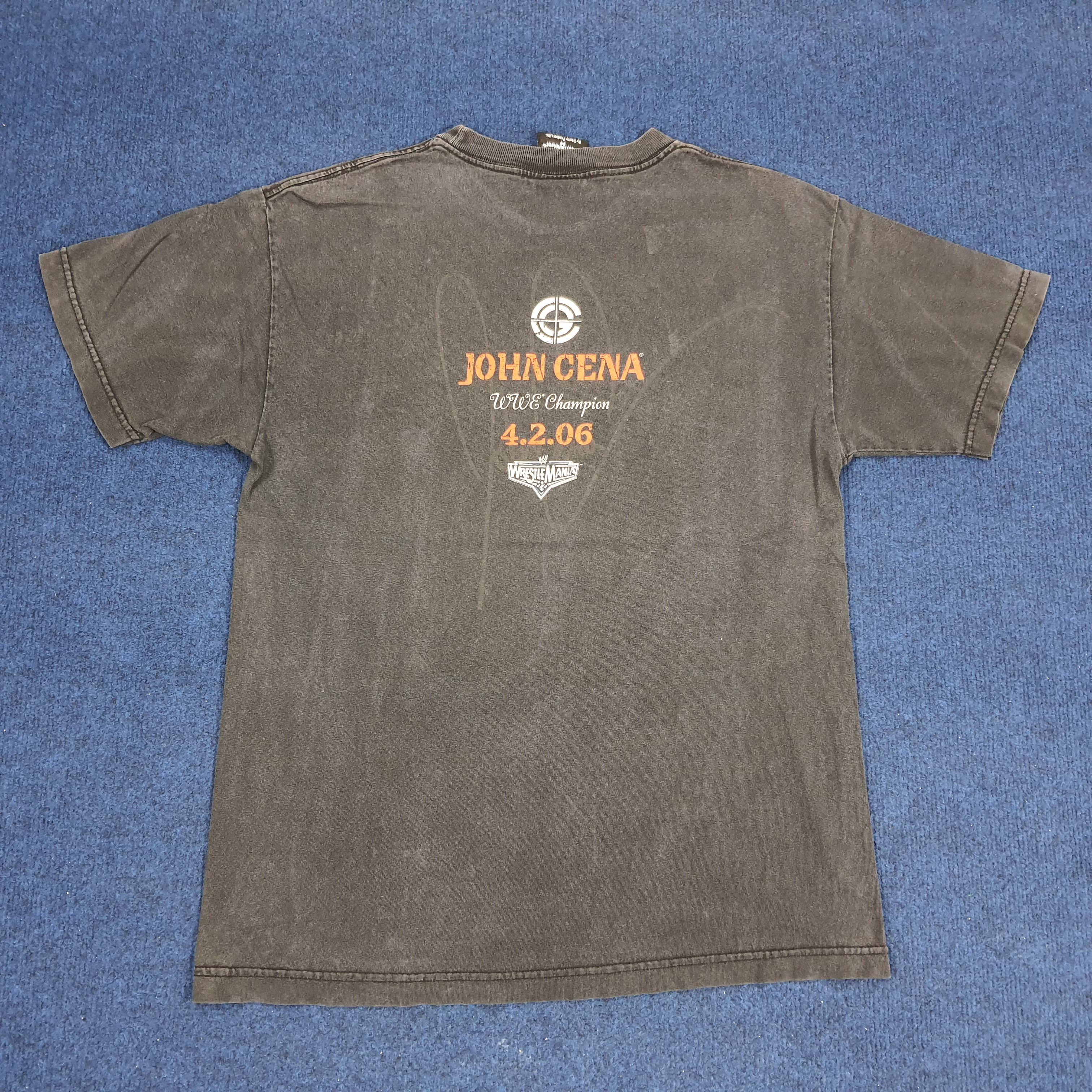 Vintage × WWE Vintage WWE Champion John Cena Wrestle Mania Tshirt Size US M / EU 48-50 / 2 - 3 Thumbnail