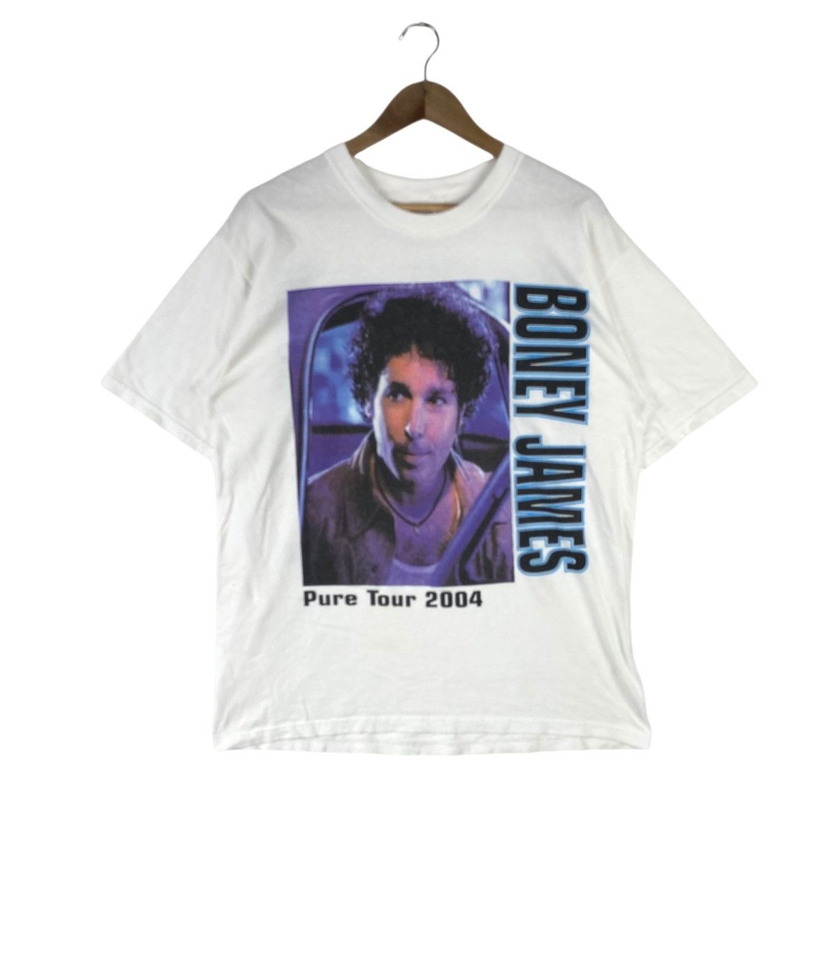 Vintage Vintage 2004 American Saxophonist Musician Boney James Tee Size US L / EU 52-54 / 3 - 1 Thumbnail