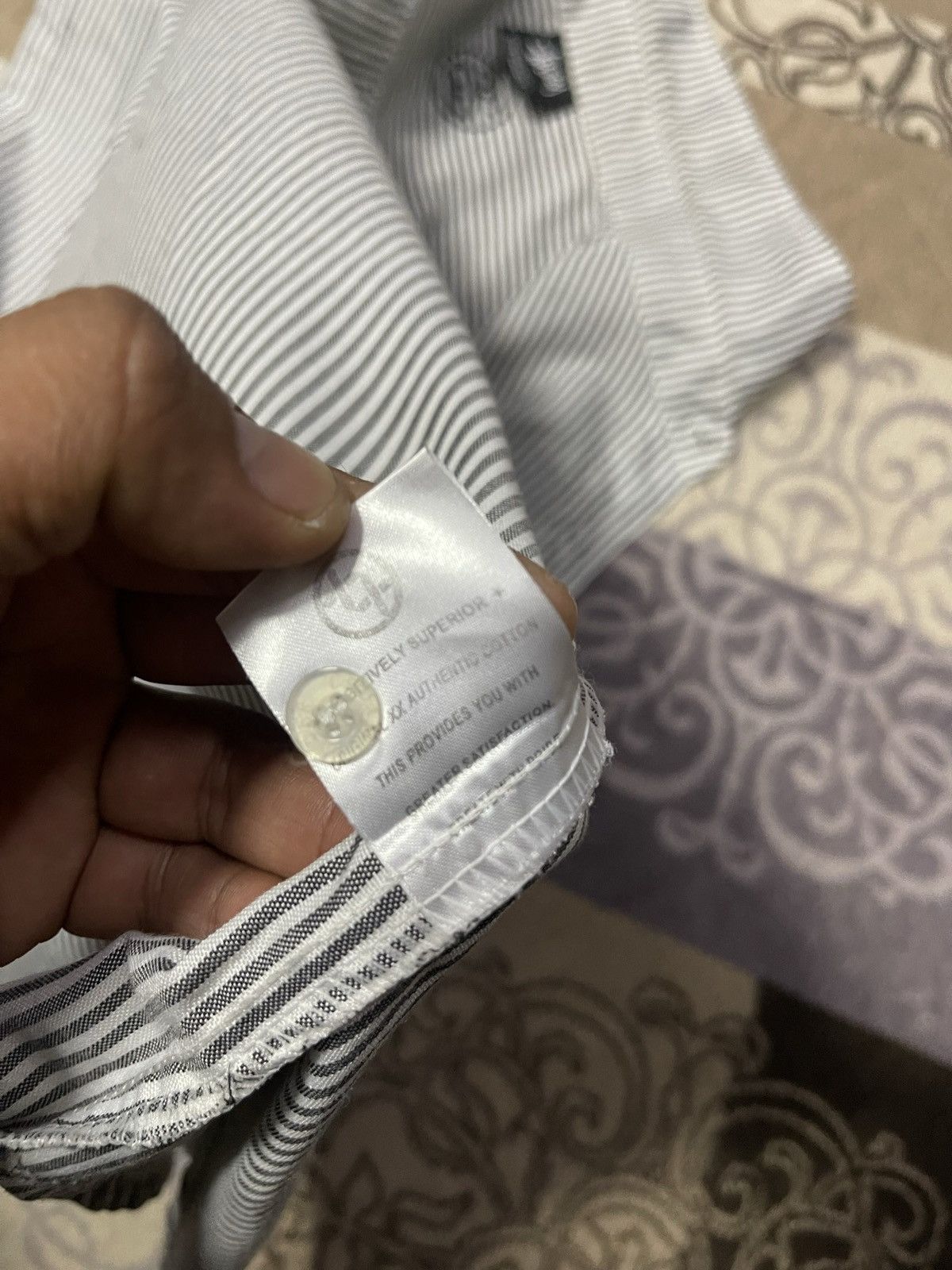 Stussy × Vintage Vintage STUSSY Single Pocket Hickory Stripes Button Up Shirt Size US M / EU 48-50 / 2 - 10 Thumbnail