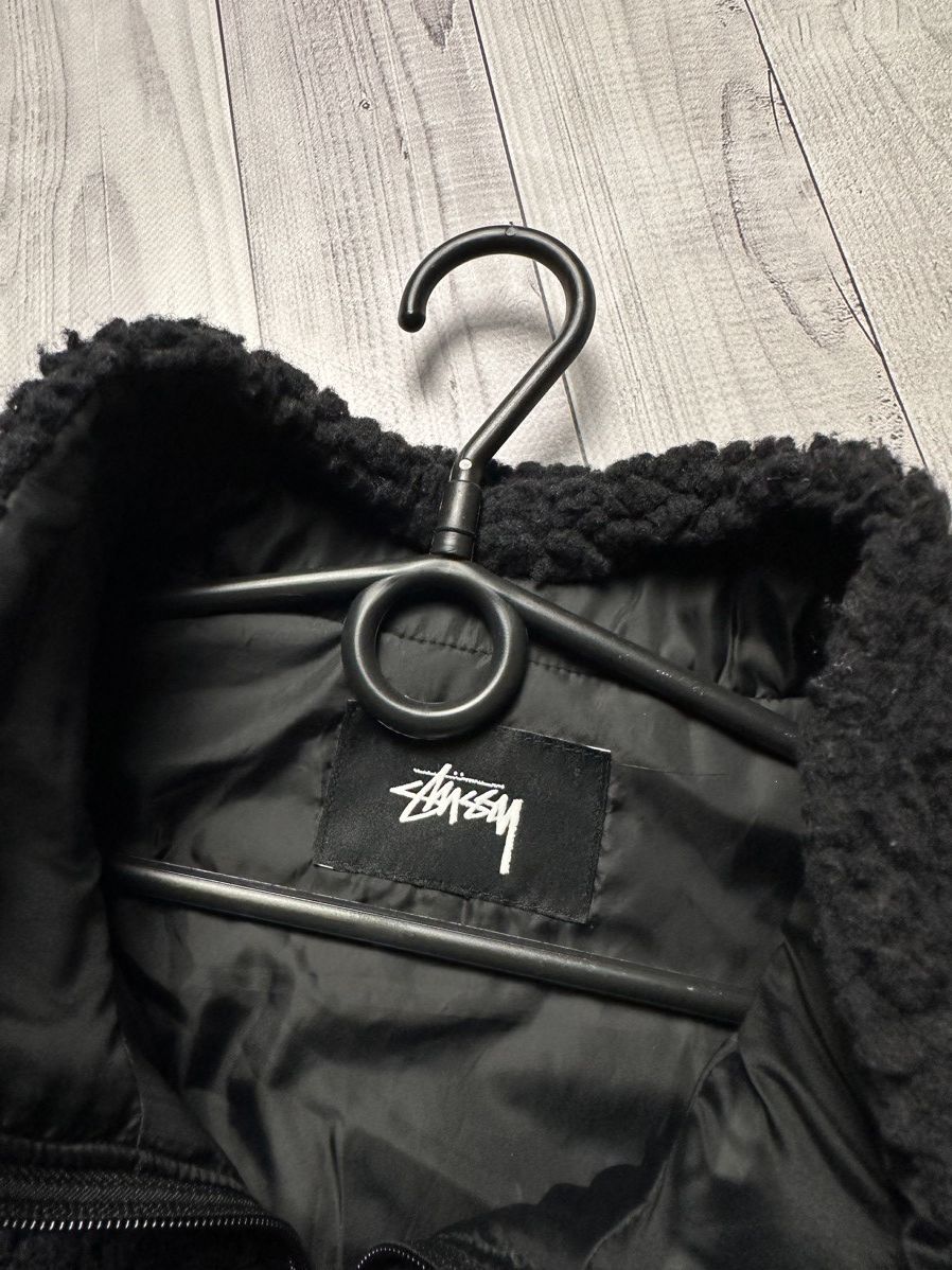 Stussy × Vintage Vintage Stussy fleece jacket teddy Sherpa rare logo pocket L Size US L / EU 52-54 / 3 - 5 Thumbnail