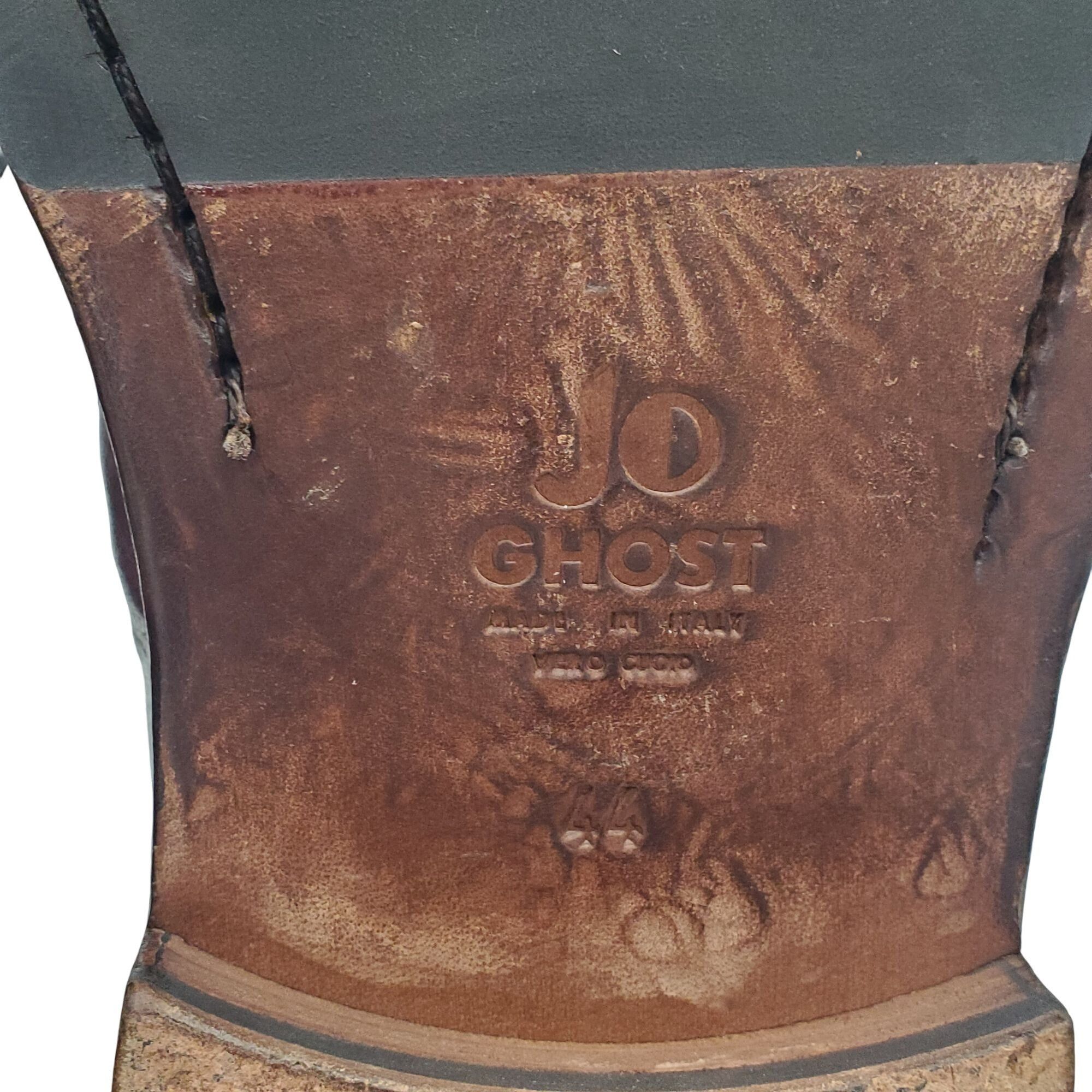 Jo Ghost Italy Jo Ghost Men's size 11 Brown Leather Round Toe Oxford Size US 11 / EU 44 - 10 Thumbnail