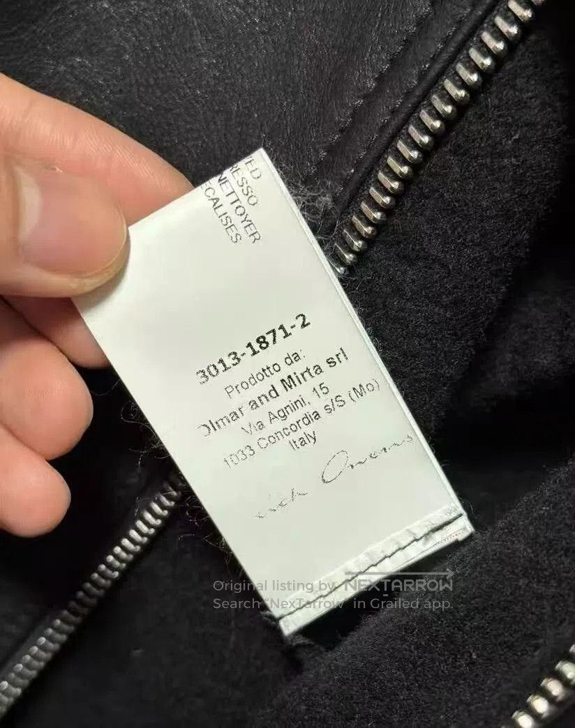 Rick Owens Rick Owens Leather and Fur Jacket. Size US M / EU 48-50 / 2 - 7 Thumbnail