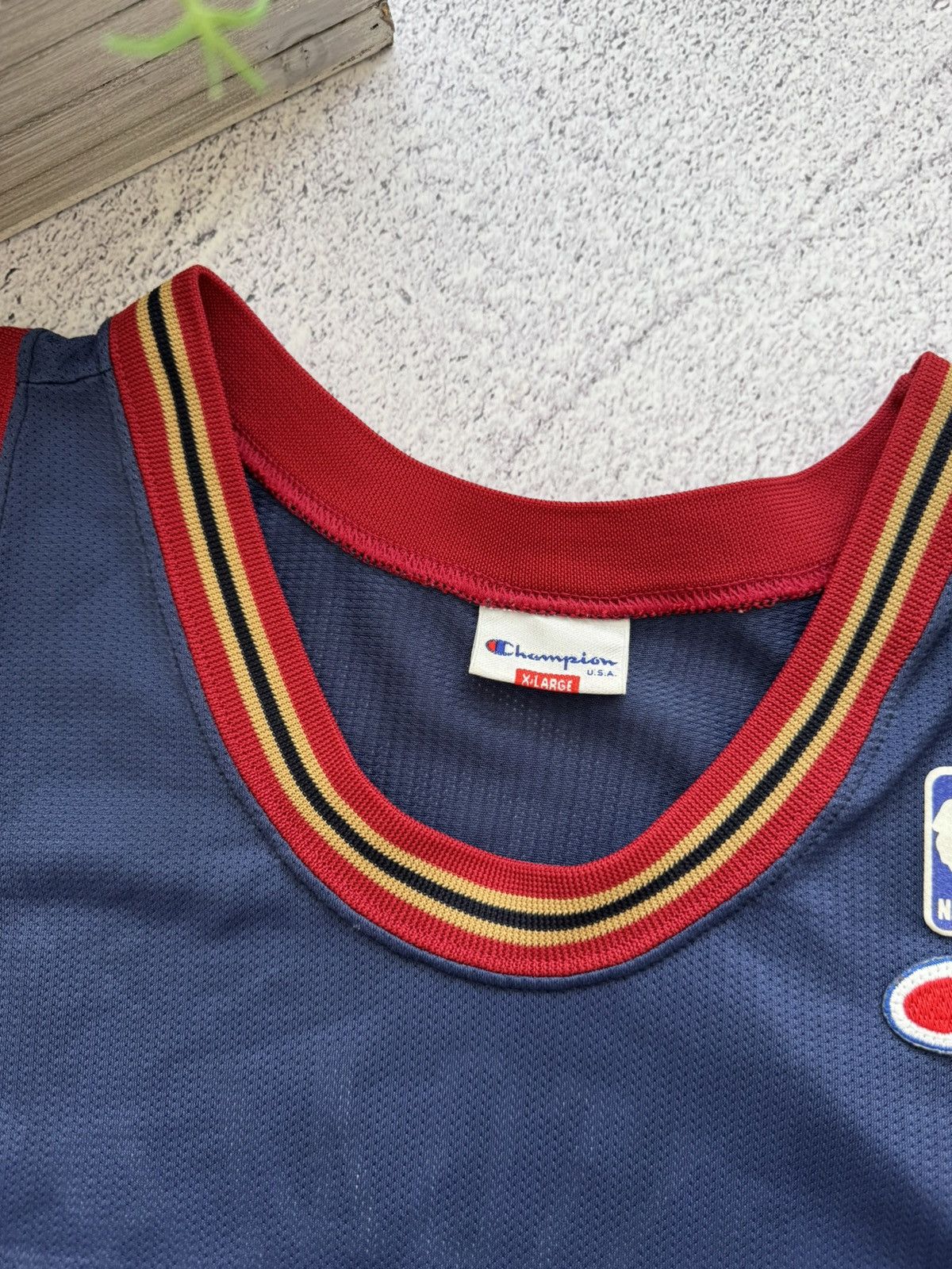 Champion × NBA × Vintage 1993/1995 DENVER NUGGETS BASKETBALL JERSEY DIKEMBE MUTOMBO Size US L / EU 52-54 / 3 - 8 Thumbnail
