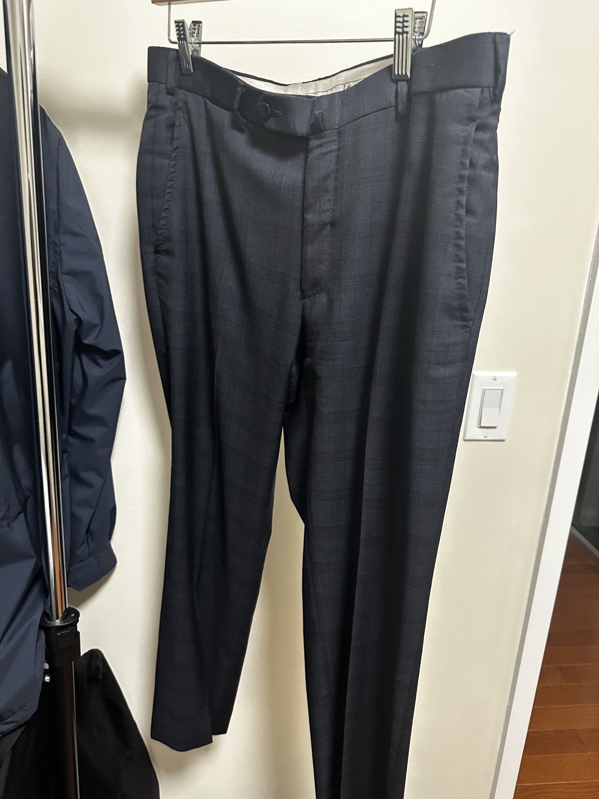 Isaia Navy Suit Size 38R - 7 Thumbnail