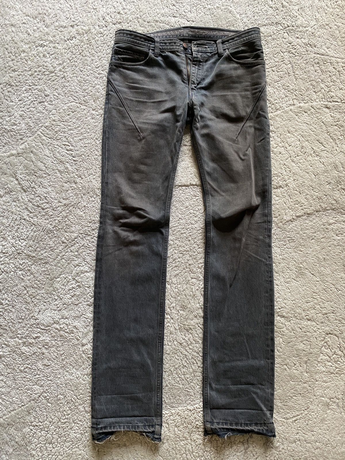 image of Number N Ine Number (N)Ine S07 Jeans, Size 3, Length 34 in Blue Gray, Men's