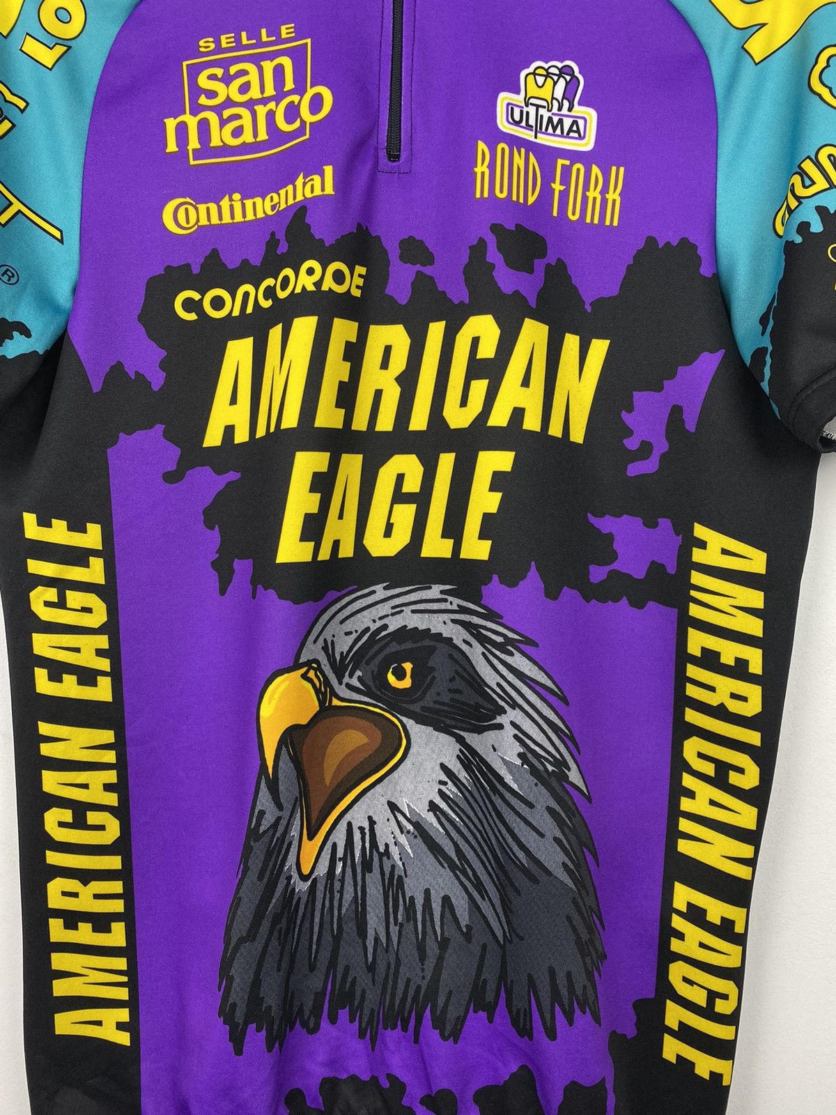Bicycle Vintage American Eagle Ultima Cycling Jersey Continental Size US L / EU 52-54 / 3 - 2 Thumbnail