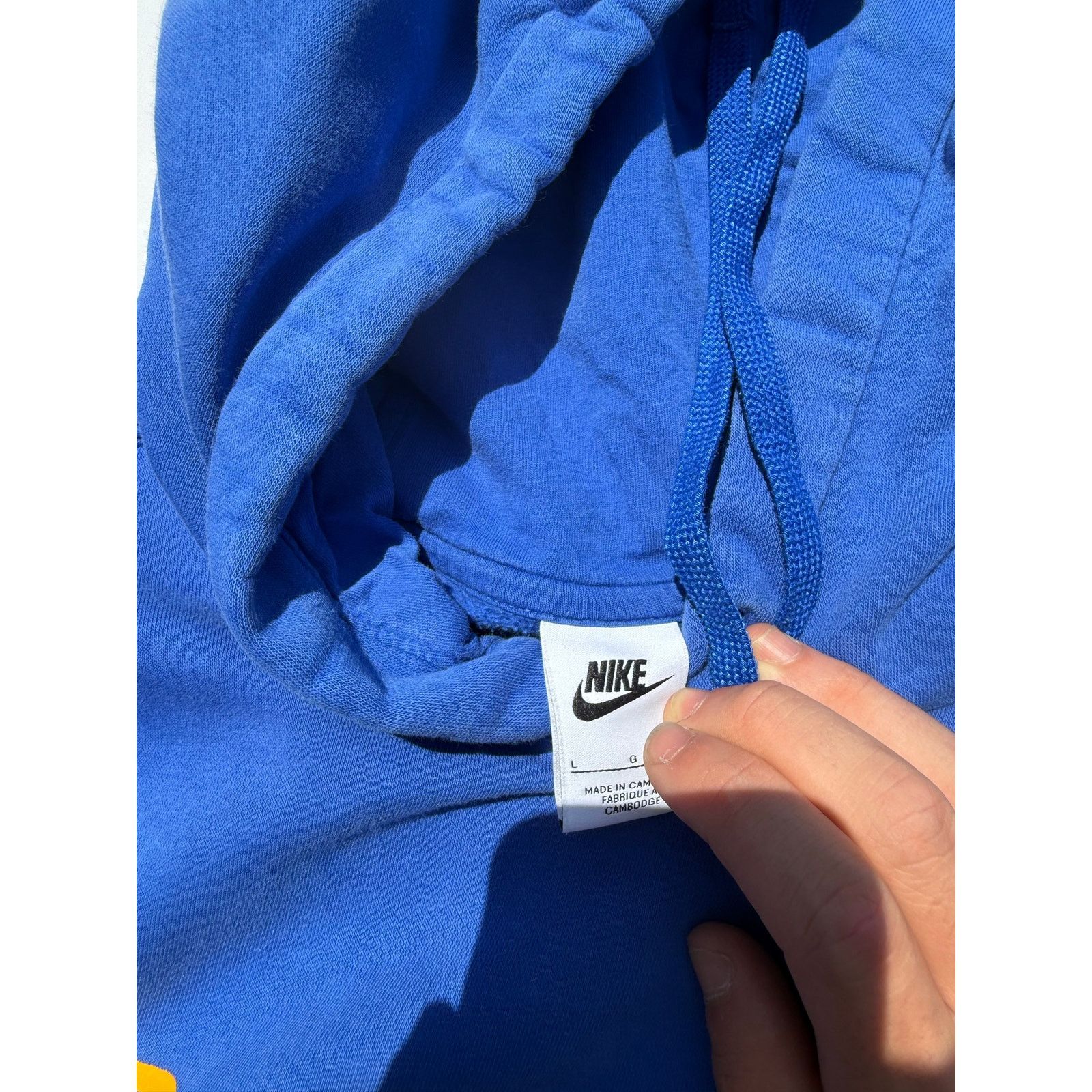 Nike Blue Nike Hoodie Indoor Track Large Size US L / EU 52-54 / 3 - 2 Thumbnail