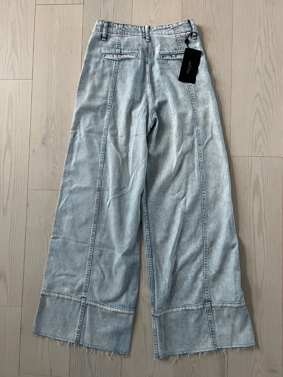 Rag & Bone Rag & Bone Featherweight Arianna Palazzo Jeans in Aliah 23 Size 23" - 9 Thumbnail
