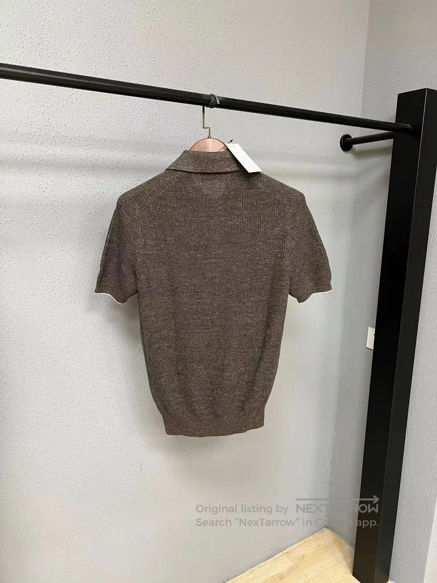 Brunello Cucinelli Brunello Cucinelli Short-Sleeve Knit Polo. Size US M / EU 48-50 / 2 - 2 Thumbnail