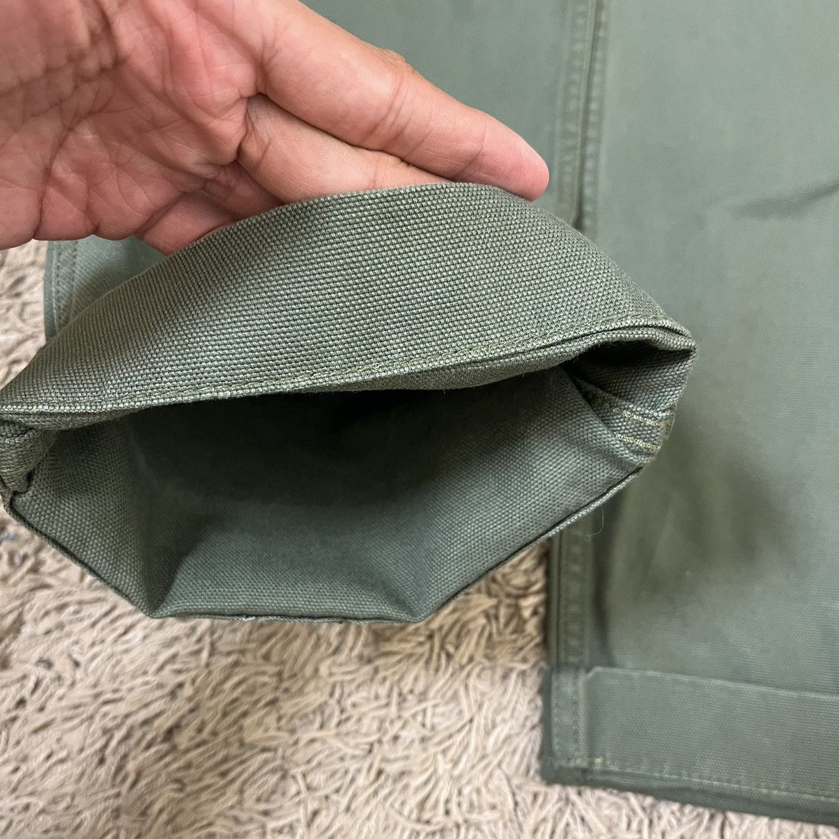 Nigel Cabourn Lybro by Nigel Cabourn Army Green Pleated Pants Size US 30 / EU 46 - 18 Thumbnail