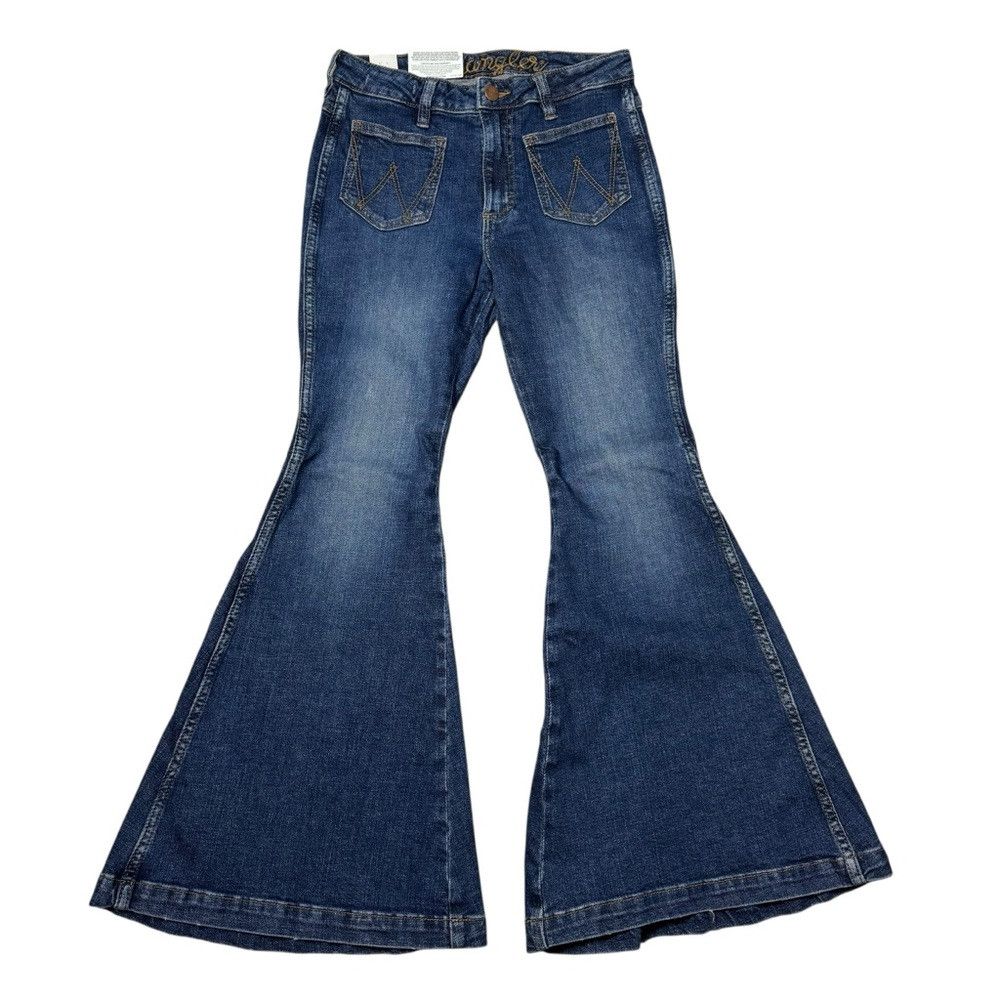 Wrangler NWT New Wrangler Retro High Rise Flare Jeans Size 26 x 30 Size 26" / US 2 / IT 38 - 3 Thumbnail