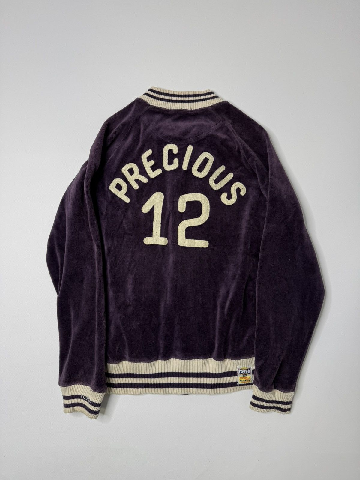 Vintage Vintage patched velvet sweatshirt swag y2k 00s skater swag Size S / US 4 / IT 40 - 4 Thumbnail