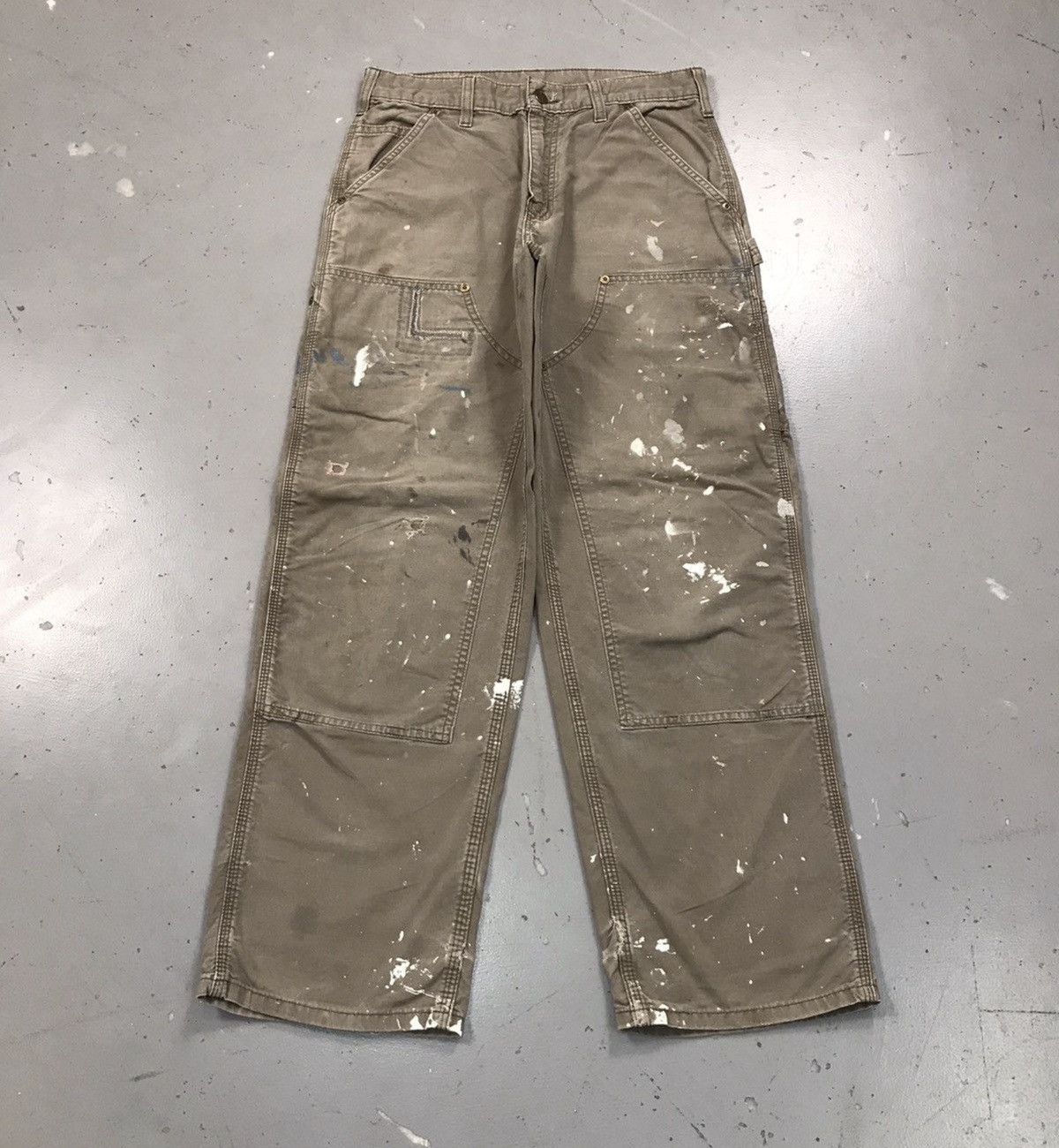 Carhartt Vintage carhartt double knee denim Size US 31 - 1 Thumbnail