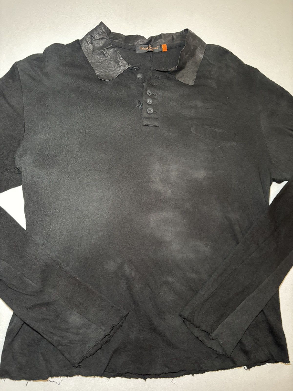 Undercover Undercover AW06 “Guruguru” Cowhide Collar Bug Polo Size US L / EU 52-54 / 3 - 4 Thumbnail