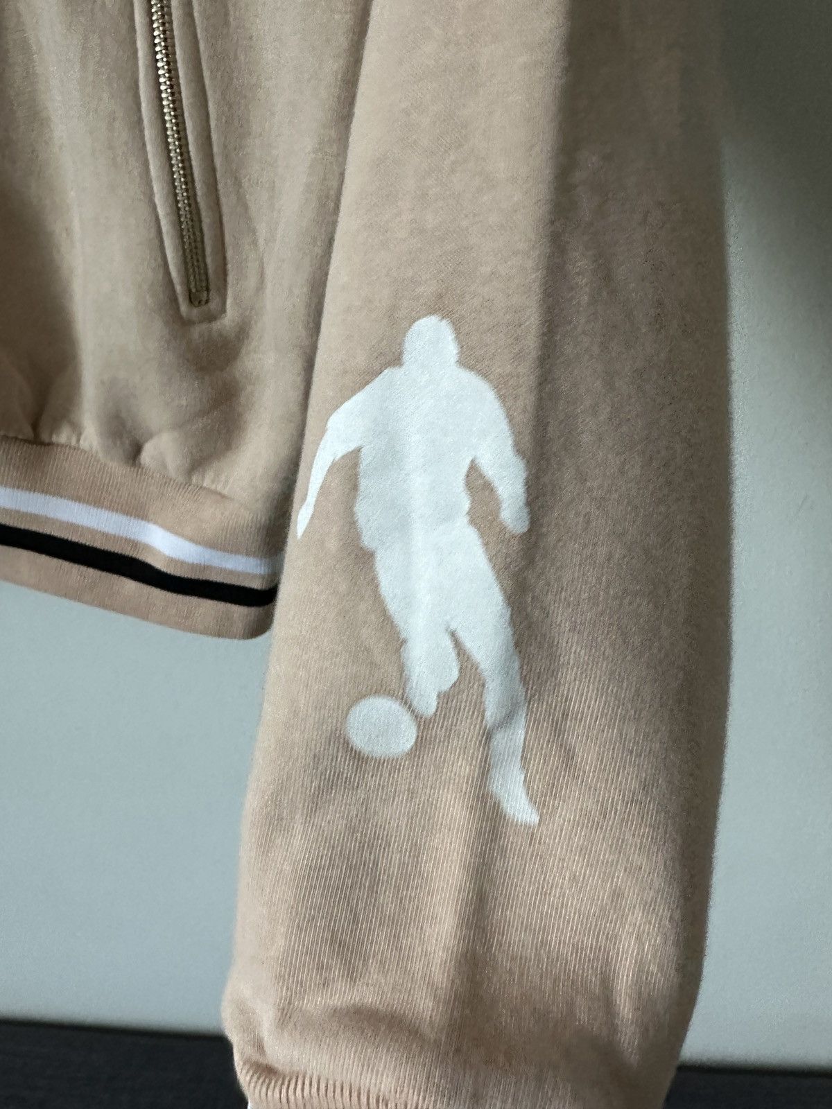 Dirk Bikkembergs Vintage Dirk Bikkembergs Sports Cream / Peach Track Top Size US M / EU 48-50 / 2 - 5 Thumbnail