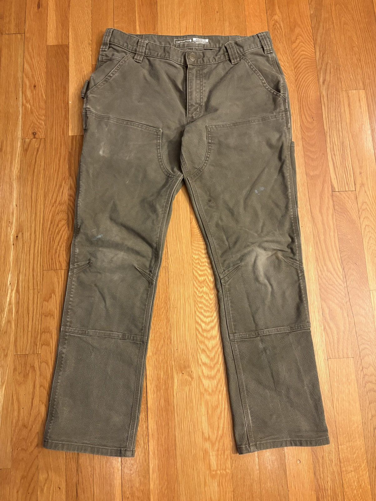 Carhartt Distressed Carhartt Double Knees Size US 33 - 1 Thumbnail