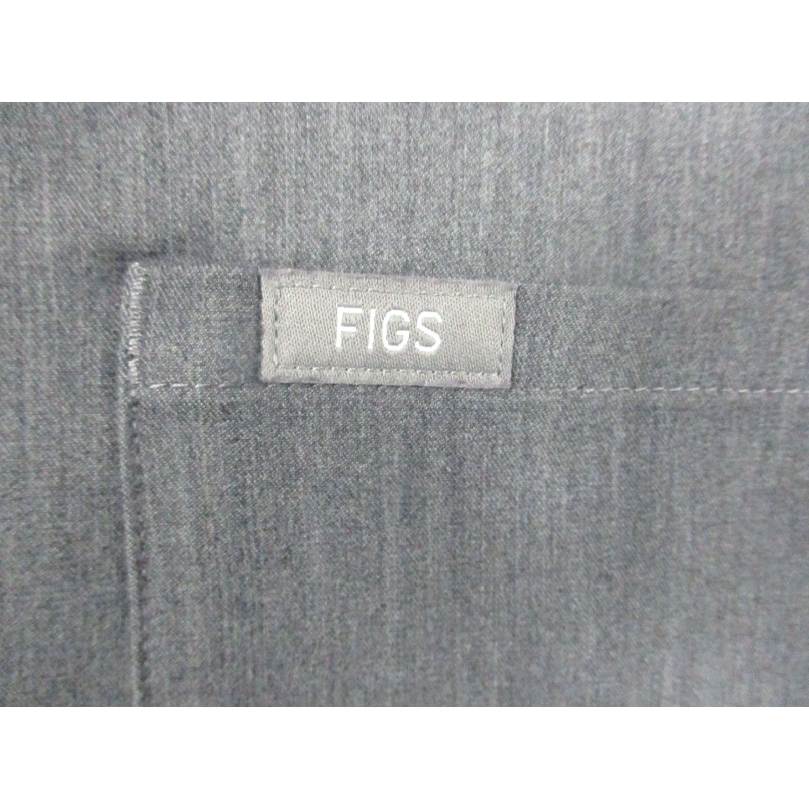 Vintage FIGS Scrubs Top Gray Catarina Technical Collection M Unisex Shirt Medium Gray Size US M / EU 48-50 / 2 - 4 Thumbnail