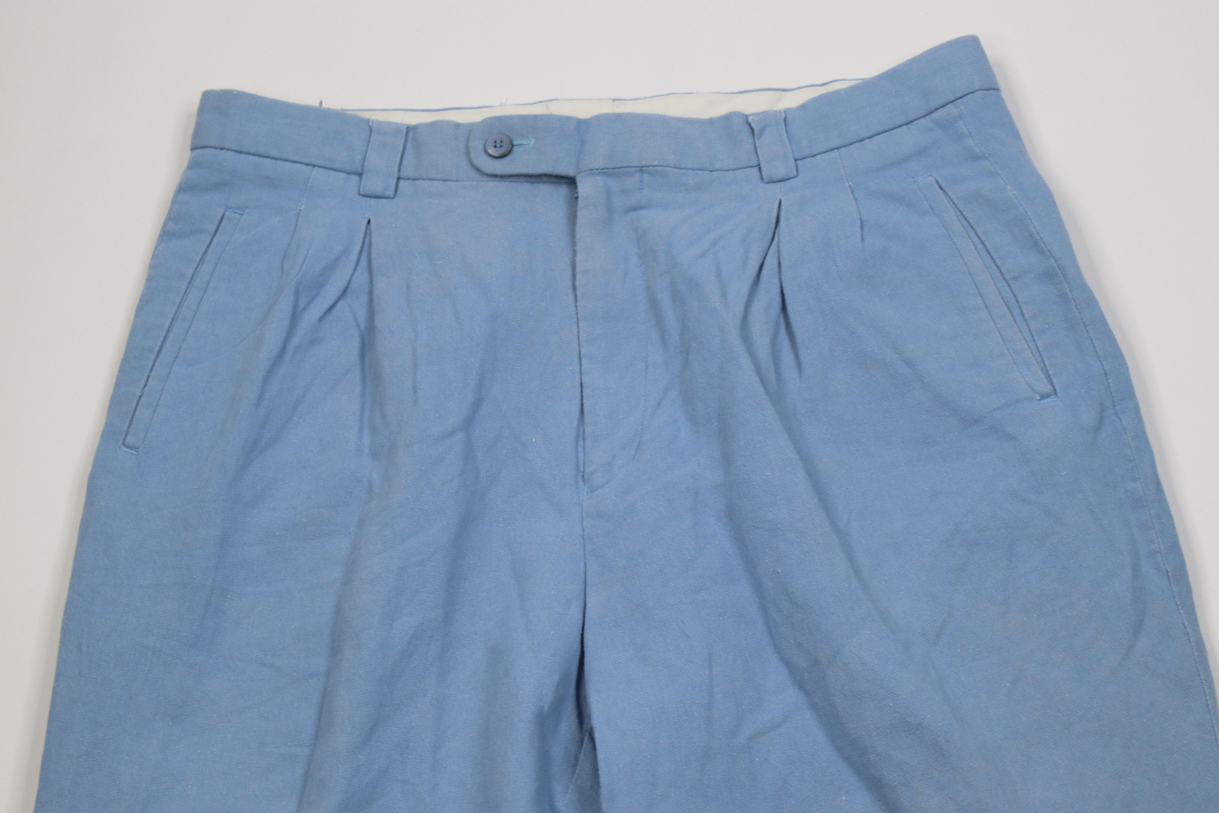 Vintage Vintage 90s Streetwear Flannel Linen Wide Leg Chino Pants Size US 36 / EU 52 - 2 Thumbnail